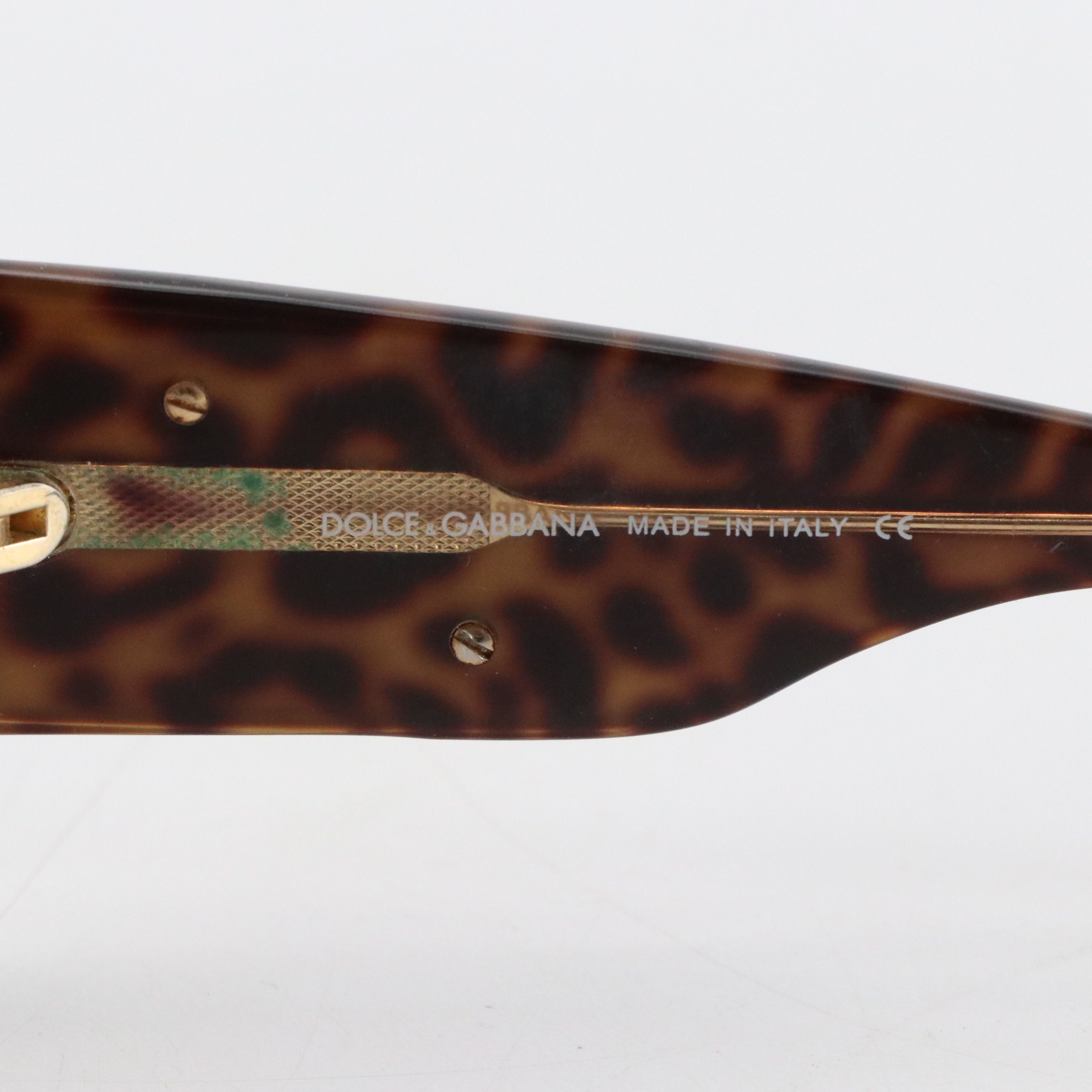 Dolce & Gabbana 6038 Crystal Leopard Print Sunglasses