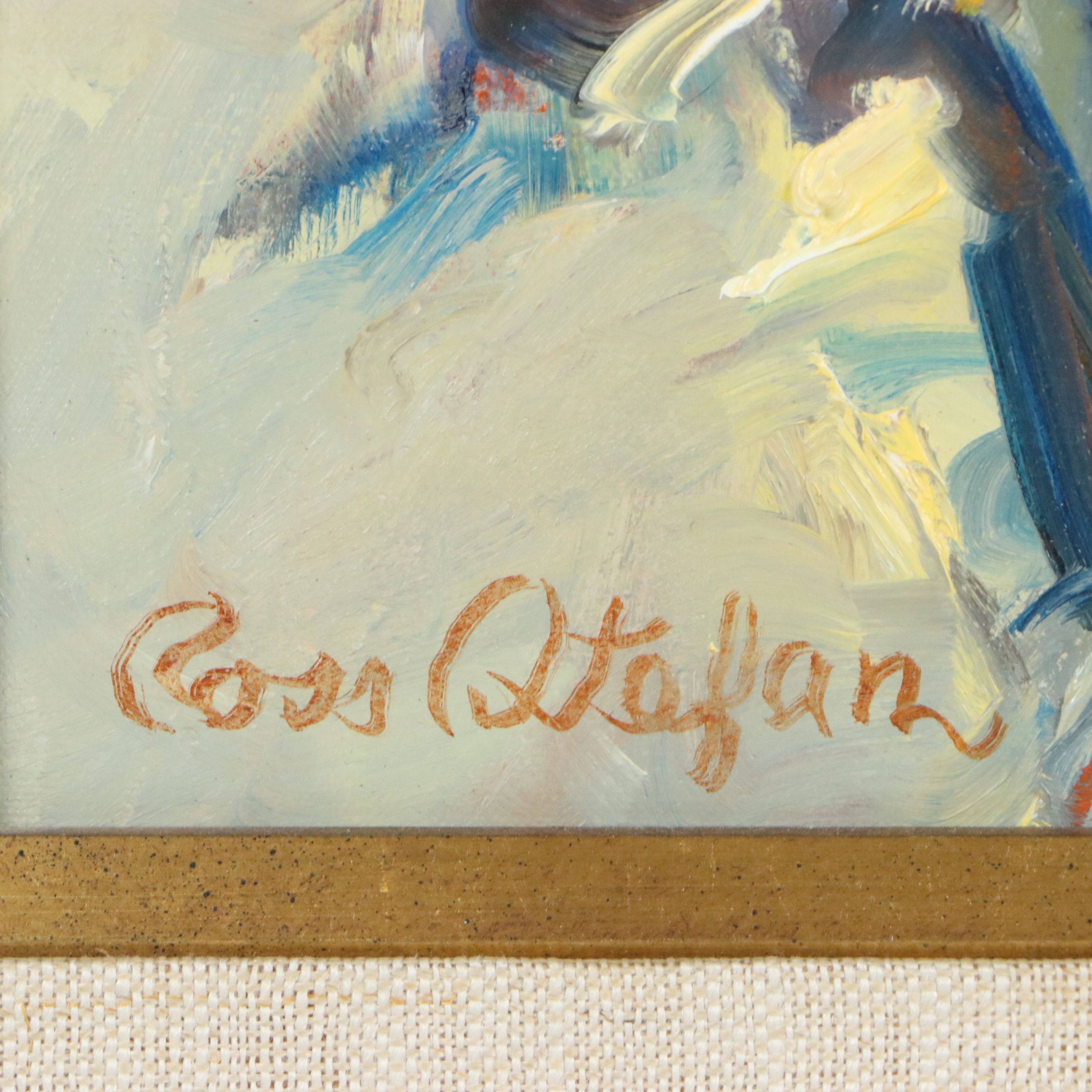 Ross Stefan Portrait Oil Paintings "Taos Girl & Boy"