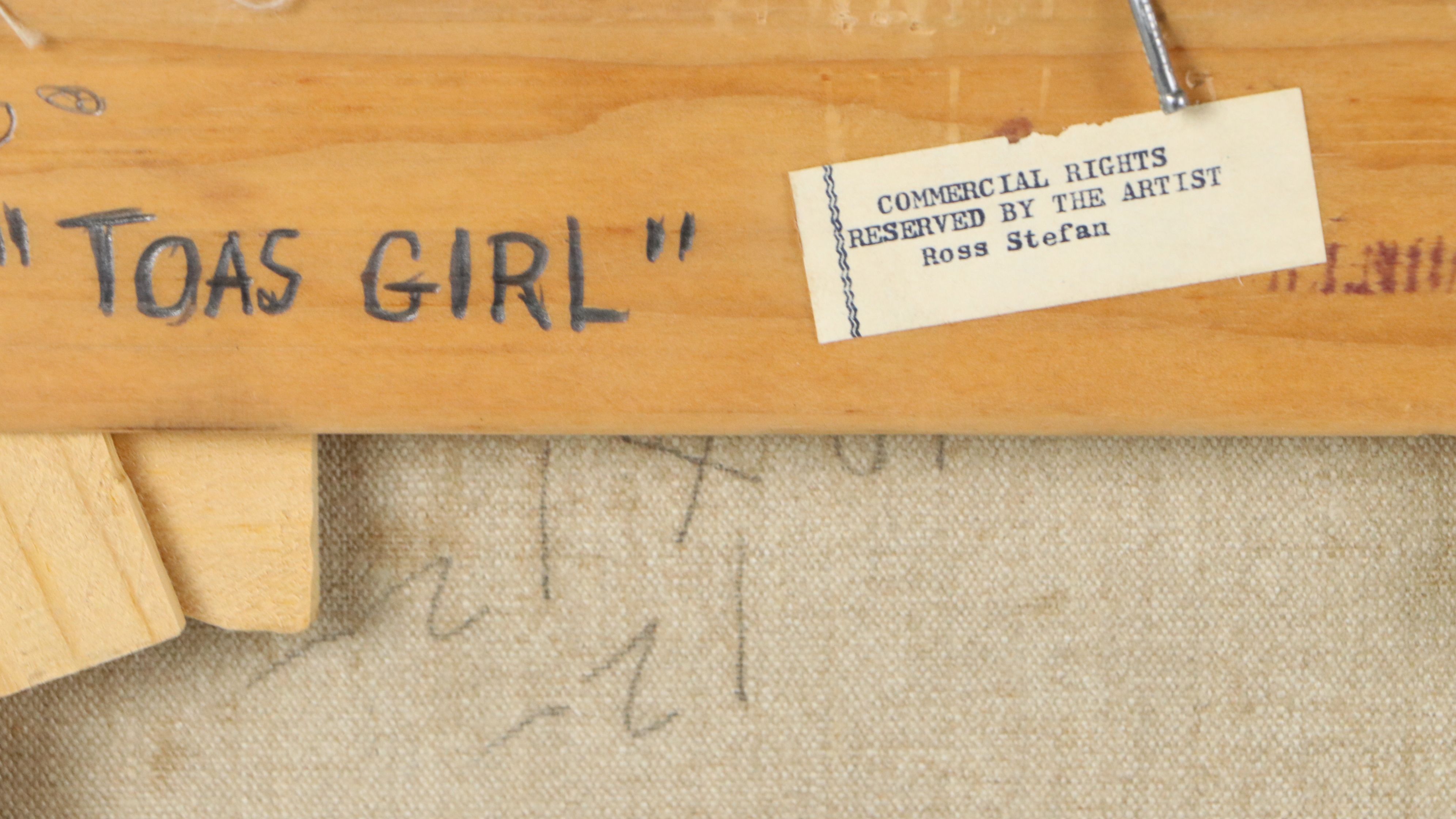 Ross Stefan Portrait Oil Paintings "Taos Girl & Boy"