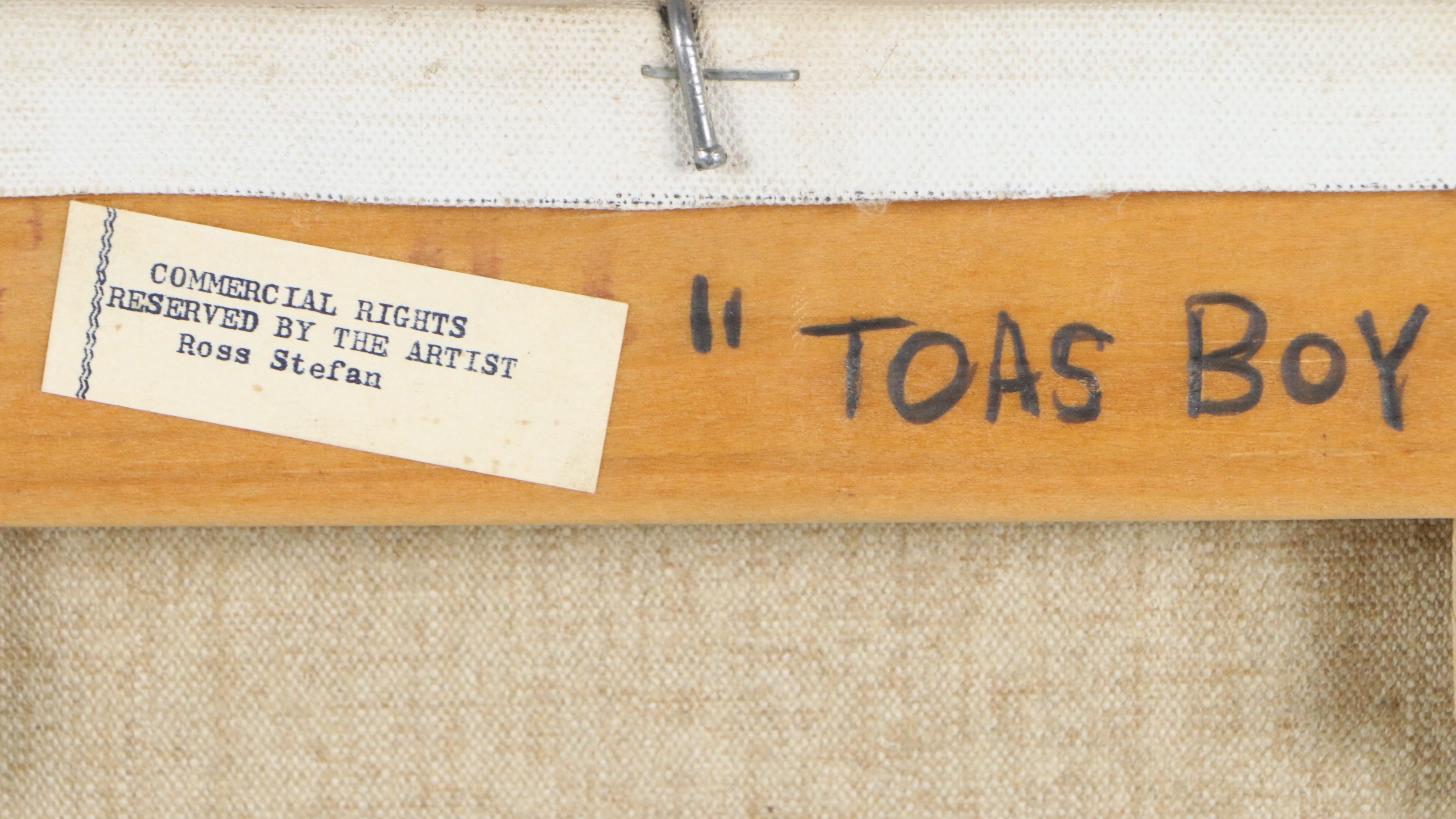 Ross Stefan Portrait Oil Paintings "Taos Girl & Boy"