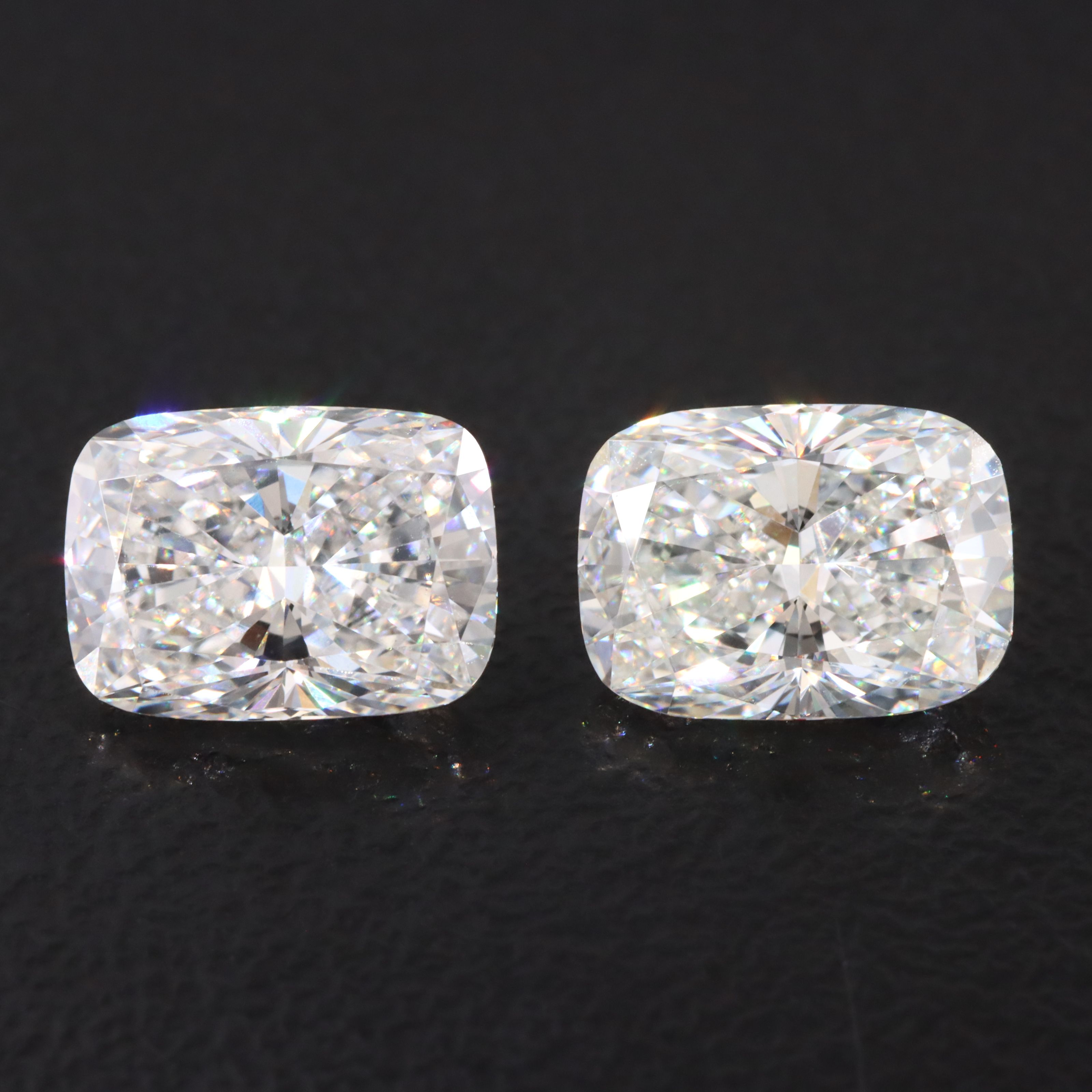Loose 3.18 CTW Matched Pair Lab Grown Diamonds with IGI Reports