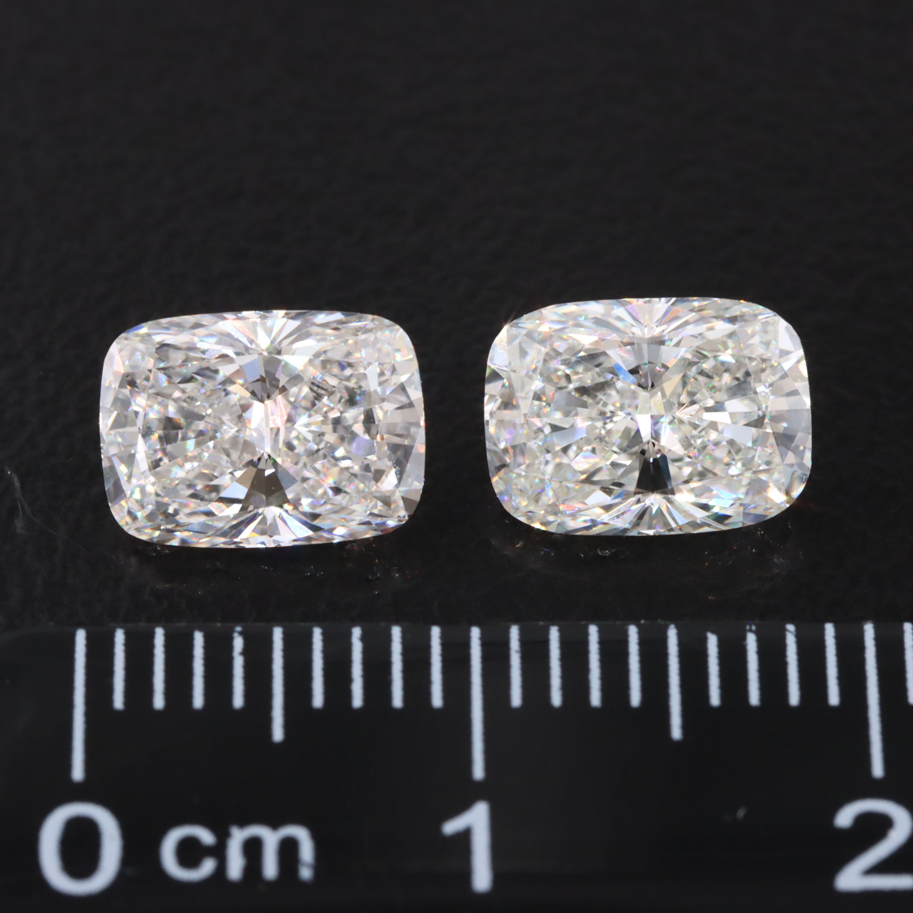 Loose 3.18 CTW Matched Pair Lab Grown Diamonds with IGI Reports