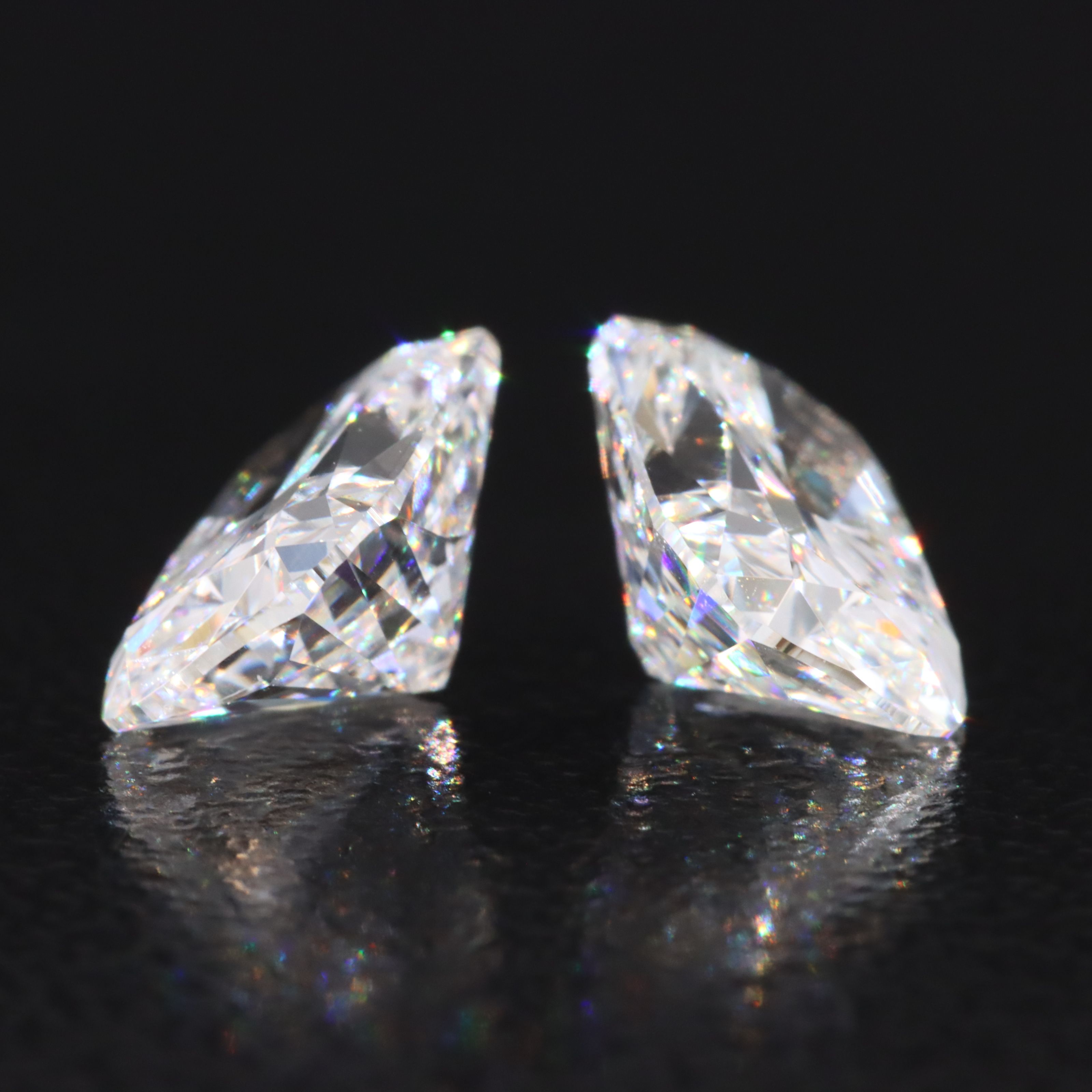 Loose 3.18 CTW Matched Pair Lab Grown Diamonds with IGI Reports