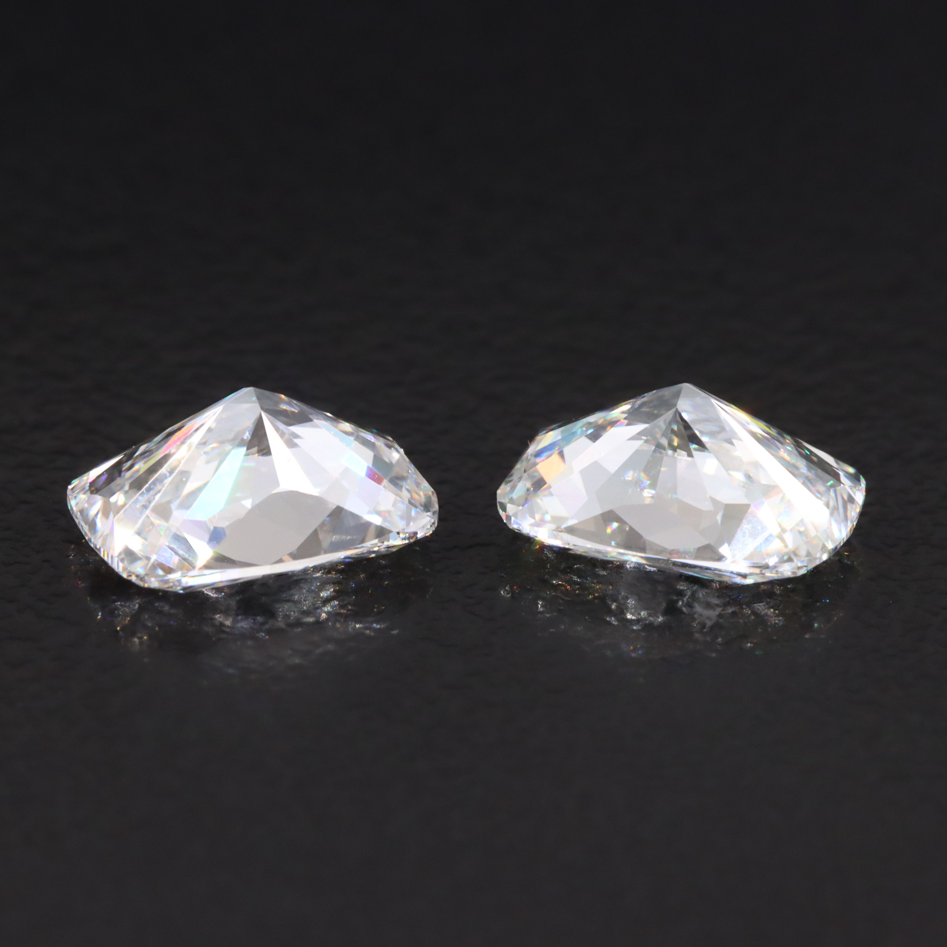 Loose 3.18 CTW Matched Pair Lab Grown Diamonds with IGI Reports