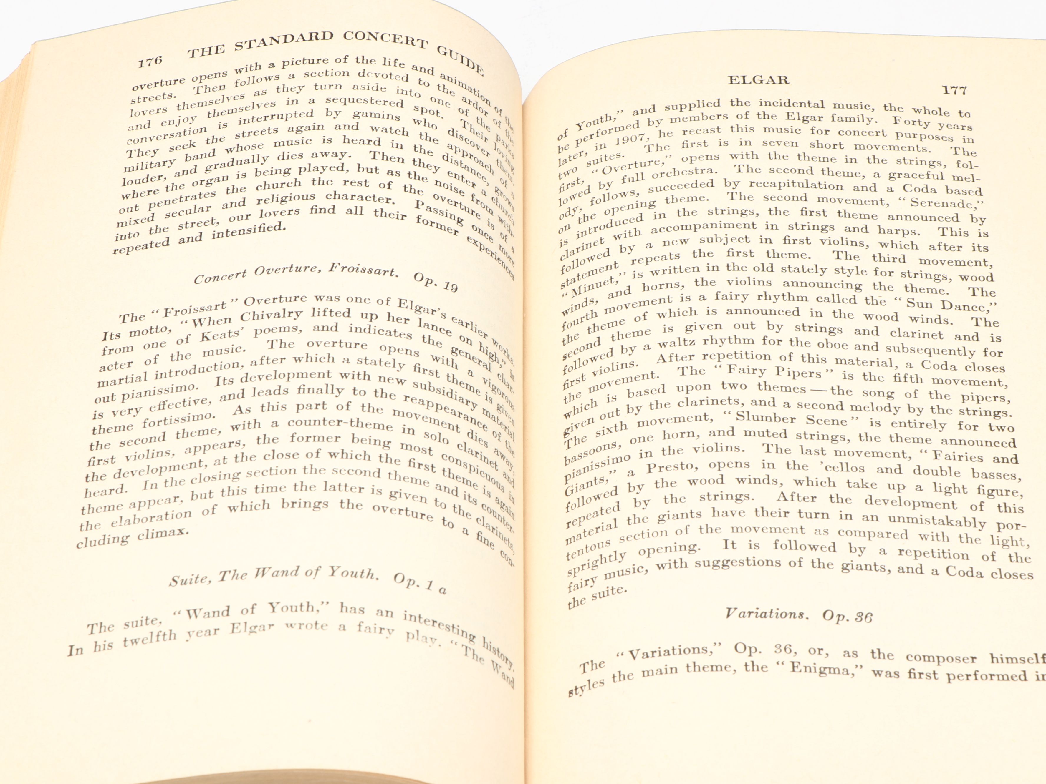 "The Standard Opera Guide," "The Concert Companion," and More Music Books