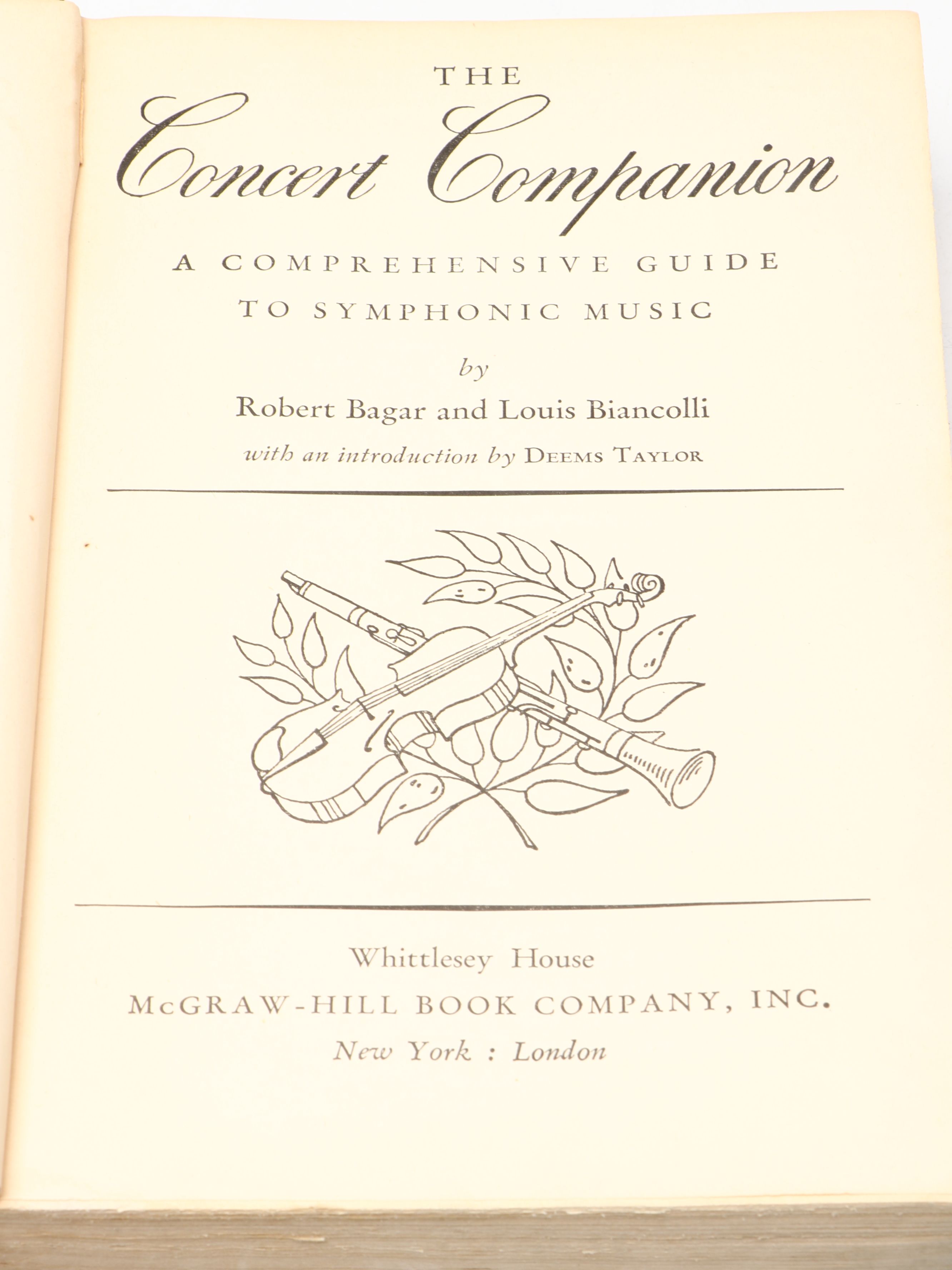 "The Standard Opera Guide," "The Concert Companion," and More Music Books