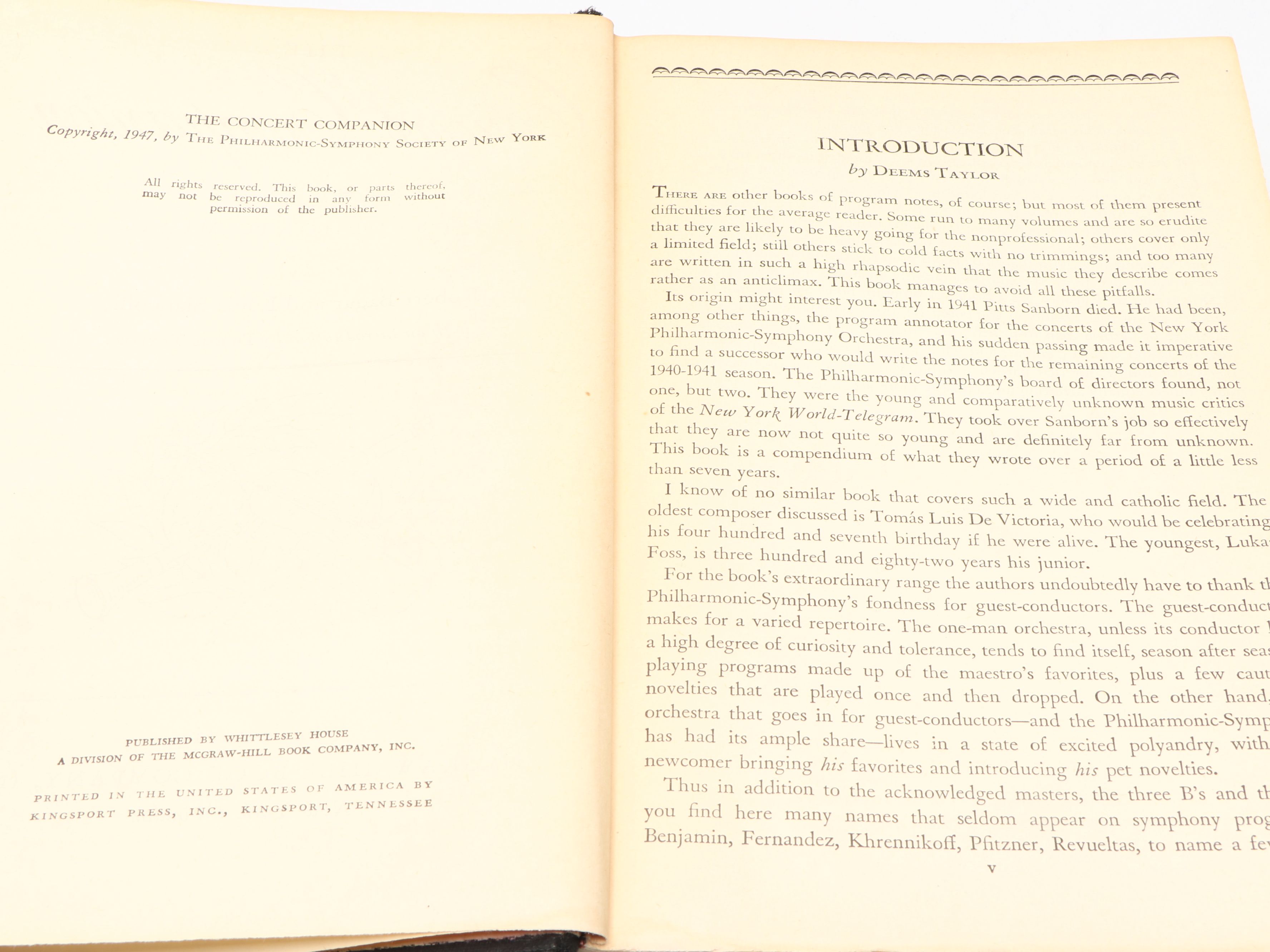 "The Standard Opera Guide," "The Concert Companion," and More Music Books