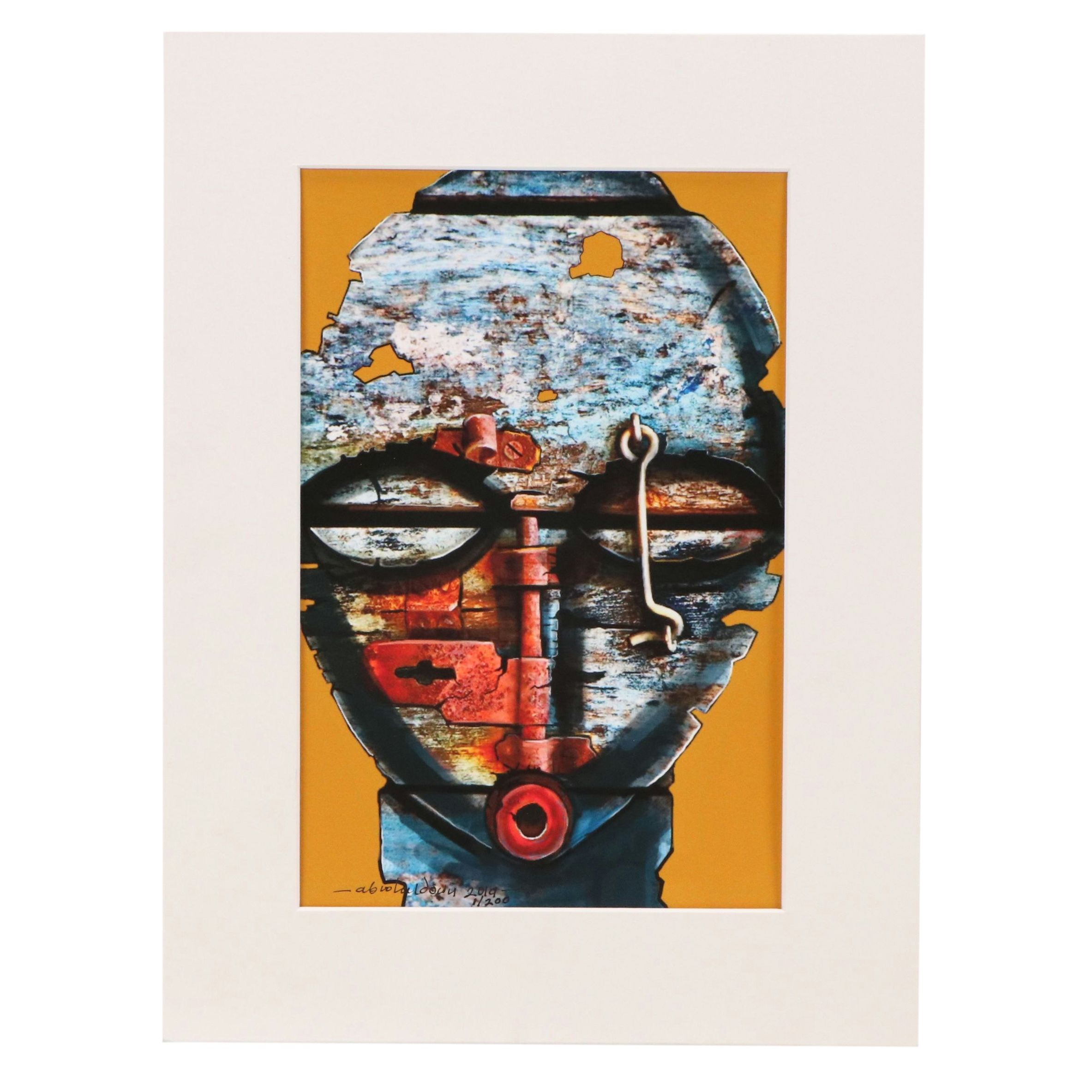 Abiola Idowu Digital Prints "I am a Champion" and "See Through," 2019