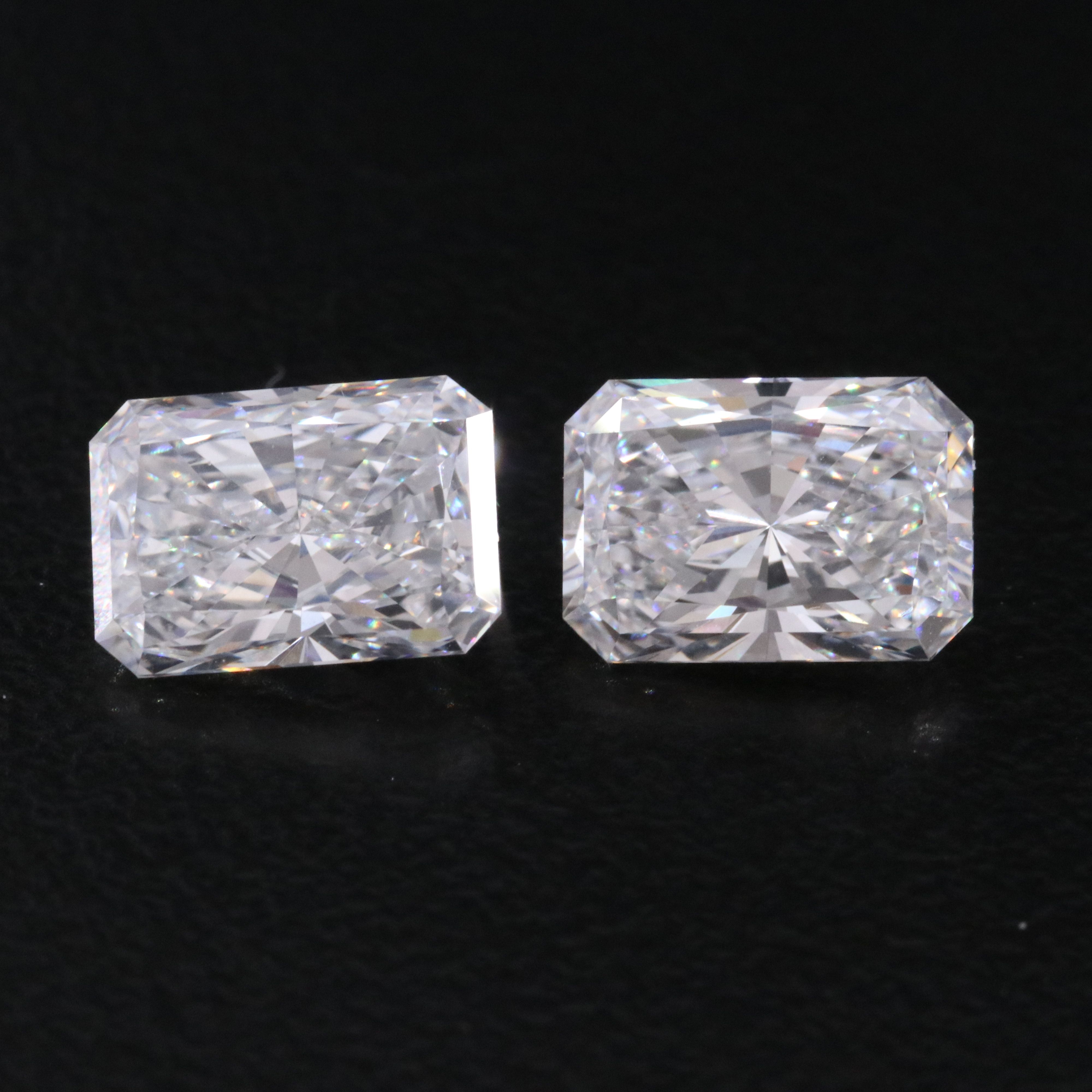 Loose 3.02 CTW Lab Grown Diamond Pair with IGI Reports