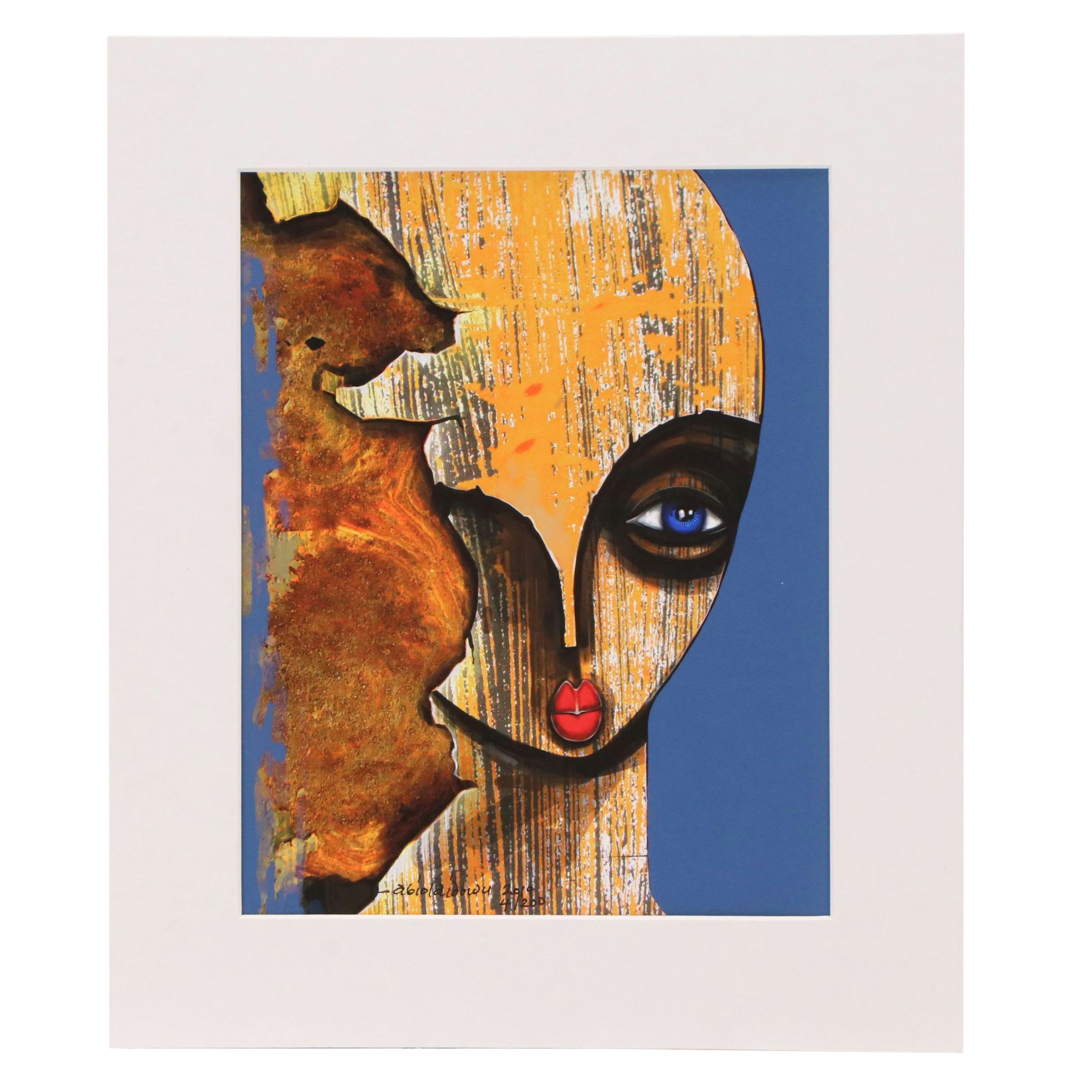 Abiola Idowu Digital Prints "I am a Champion" and "See Through," 2019