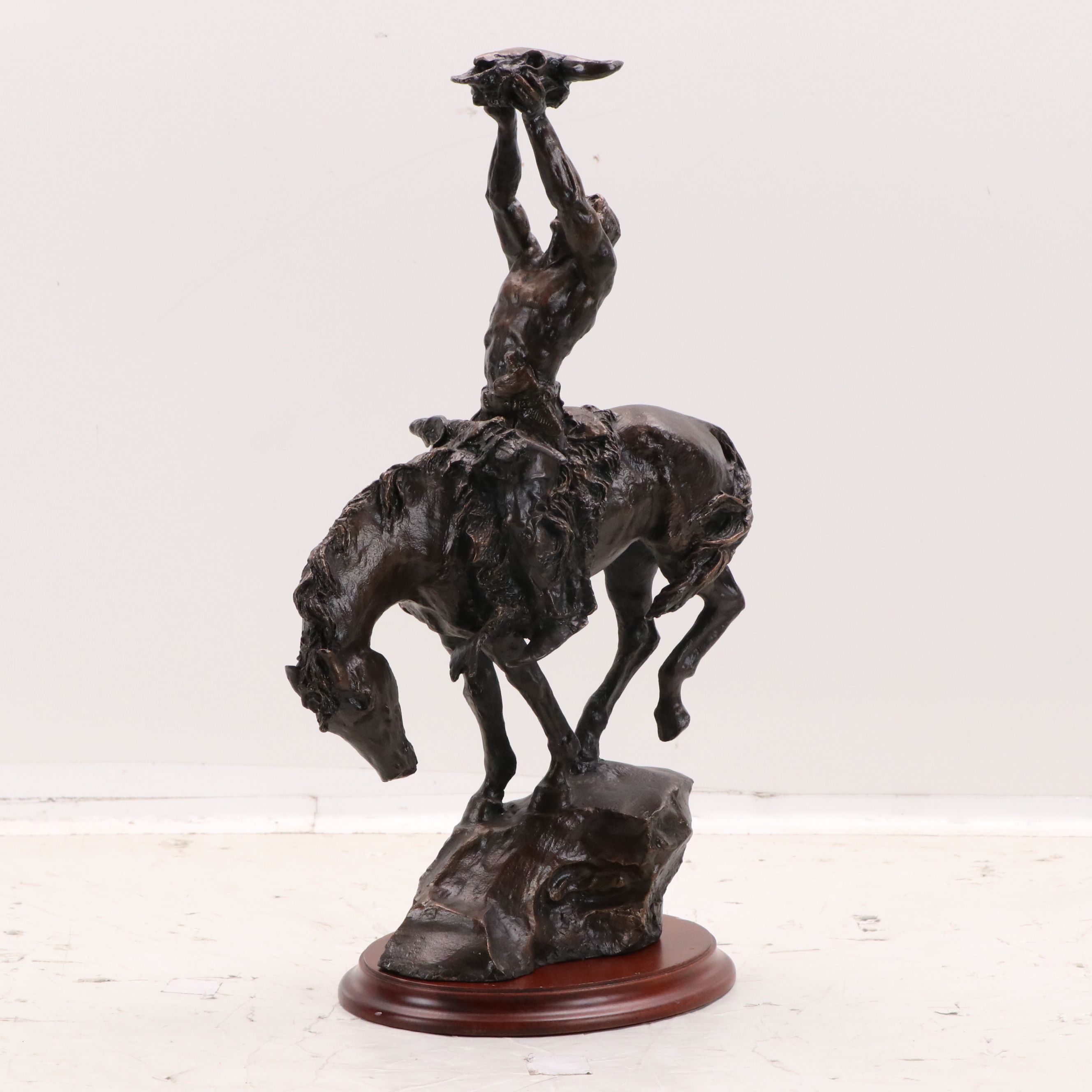 Buck McCain Bronze "Prayer to the Healing Spirit," 1988