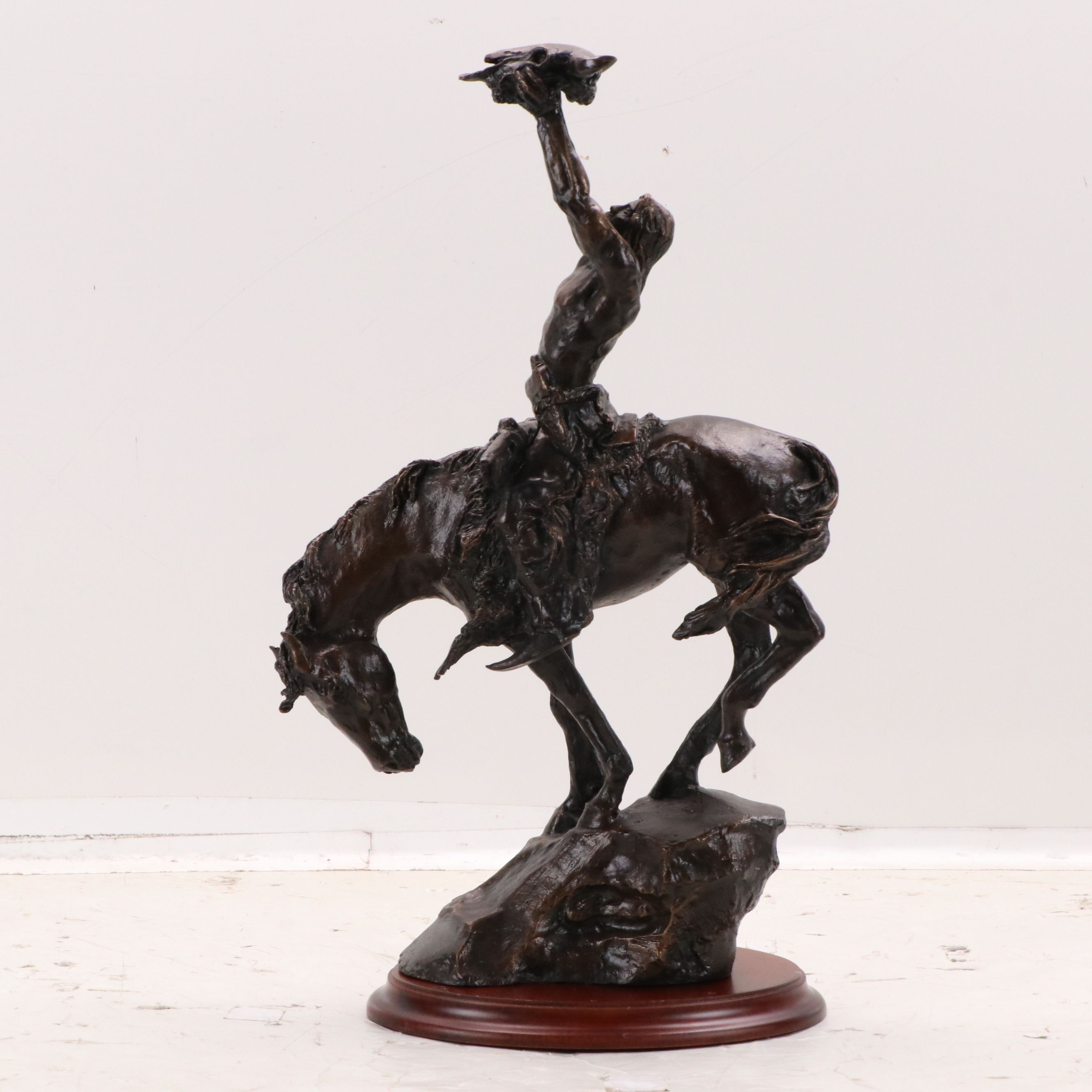 Buck McCain Bronze "Prayer to the Healing Spirit," 1988