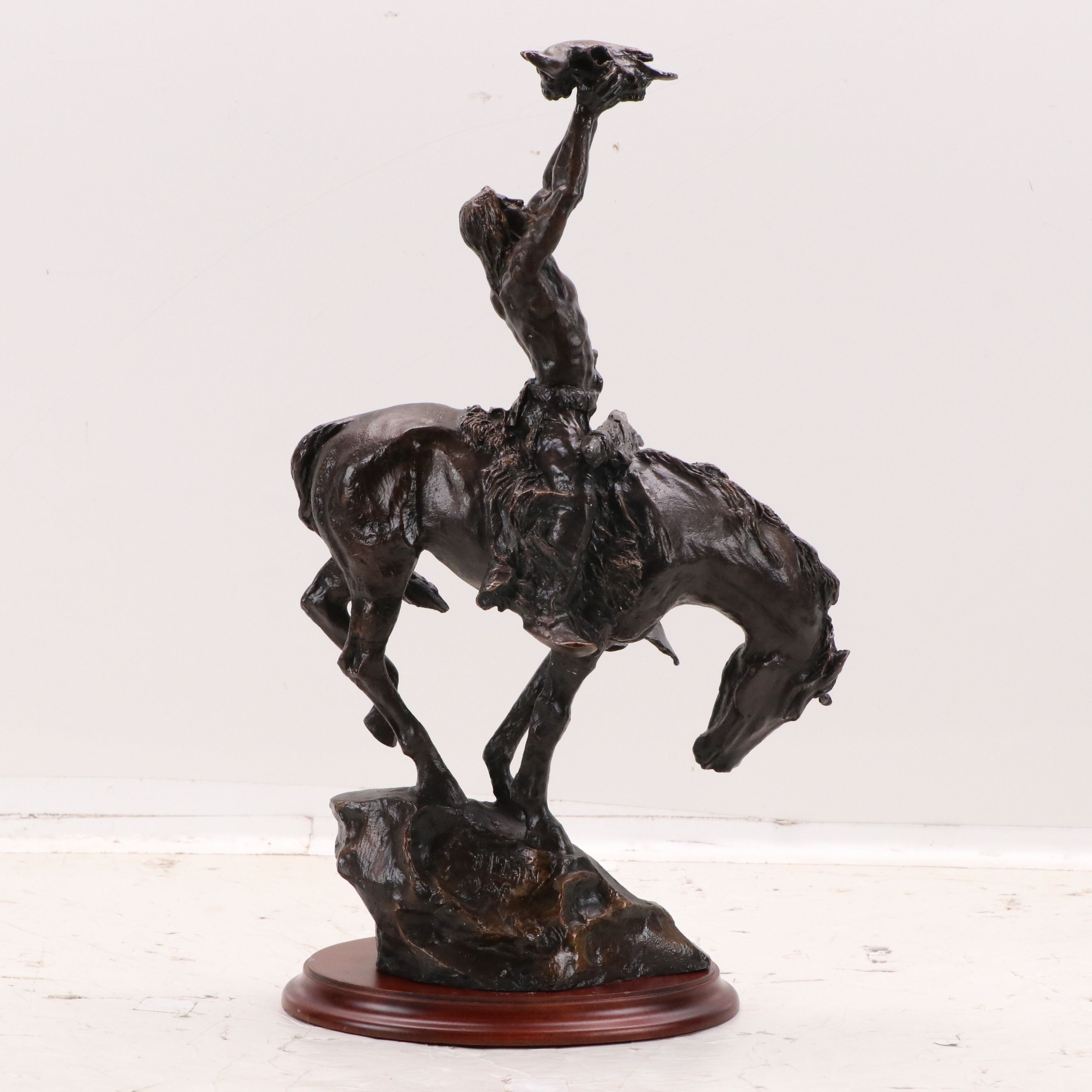 Buck McCain Bronze "Prayer to the Healing Spirit," 1988