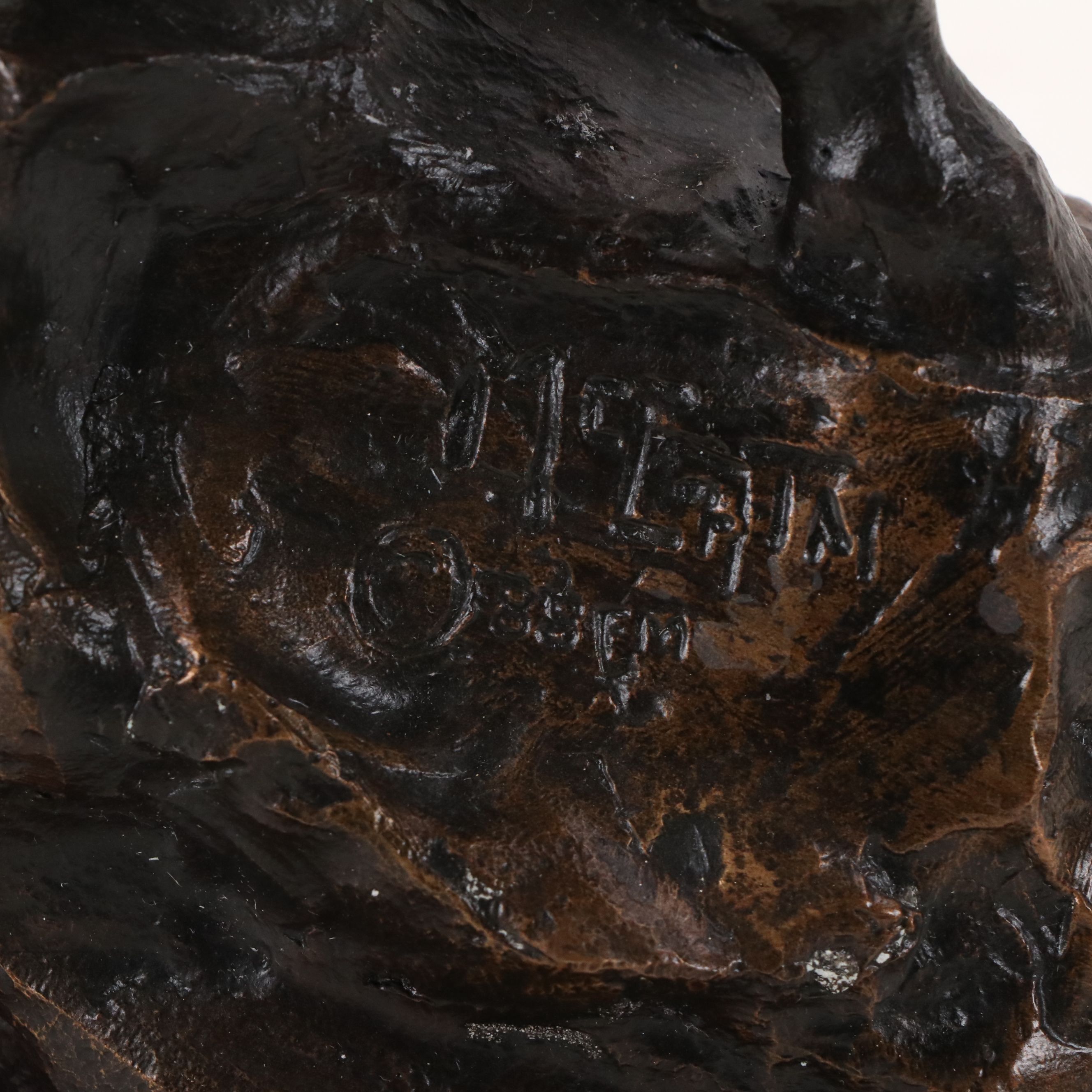 Buck McCain Bronze "Prayer to the Healing Spirit," 1988