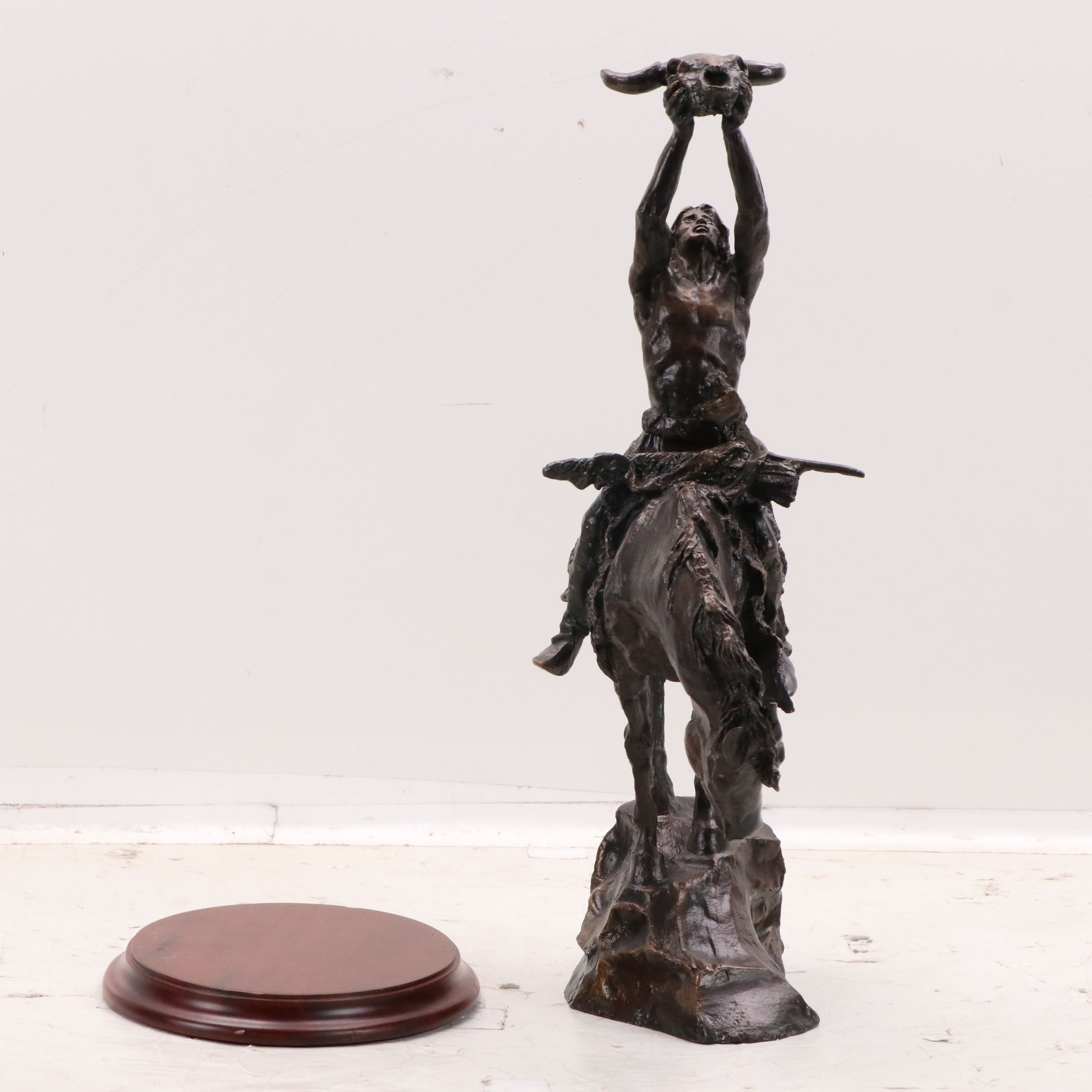 Buck McCain Bronze "Prayer to the Healing Spirit," 1988