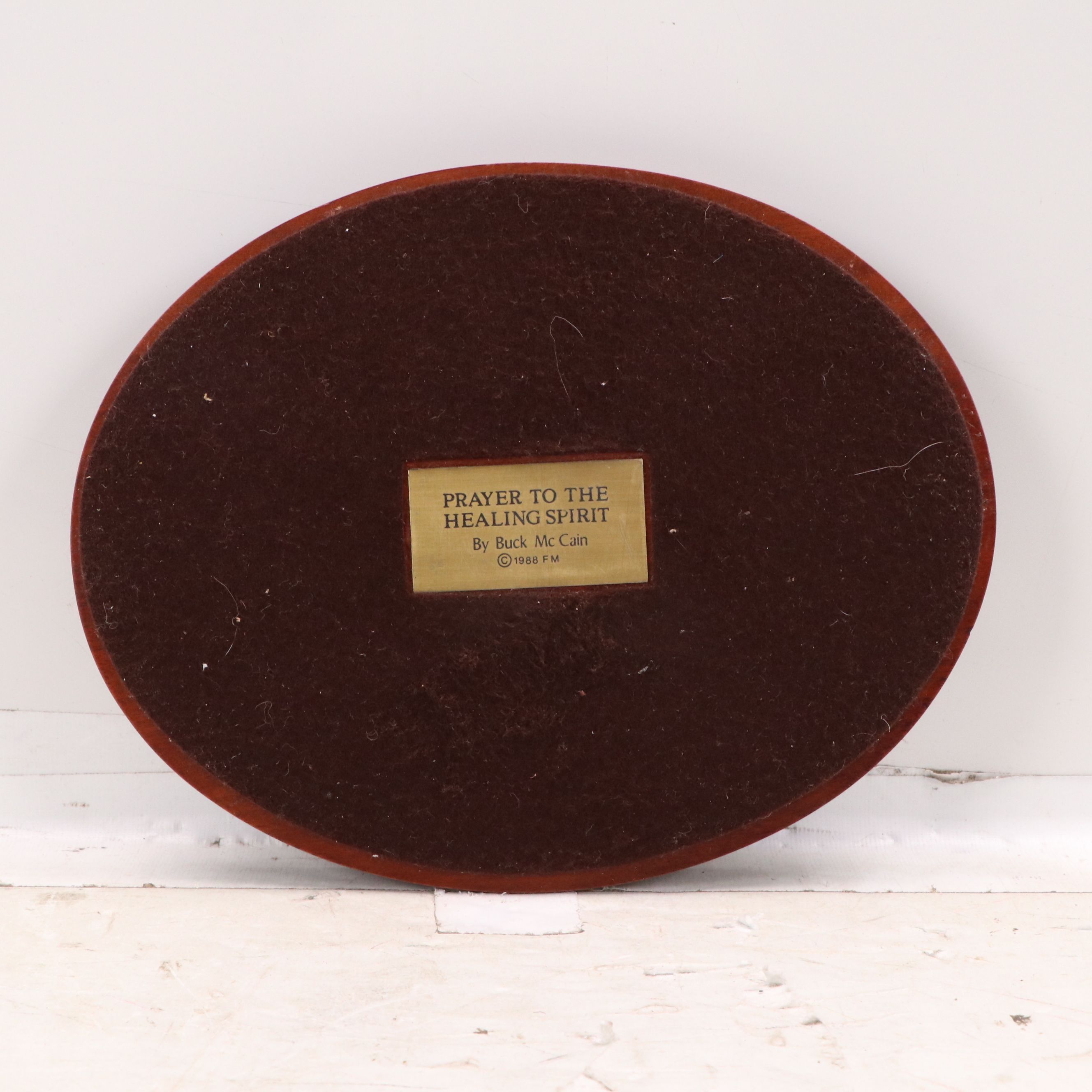 Buck McCain Bronze "Prayer to the Healing Spirit," 1988