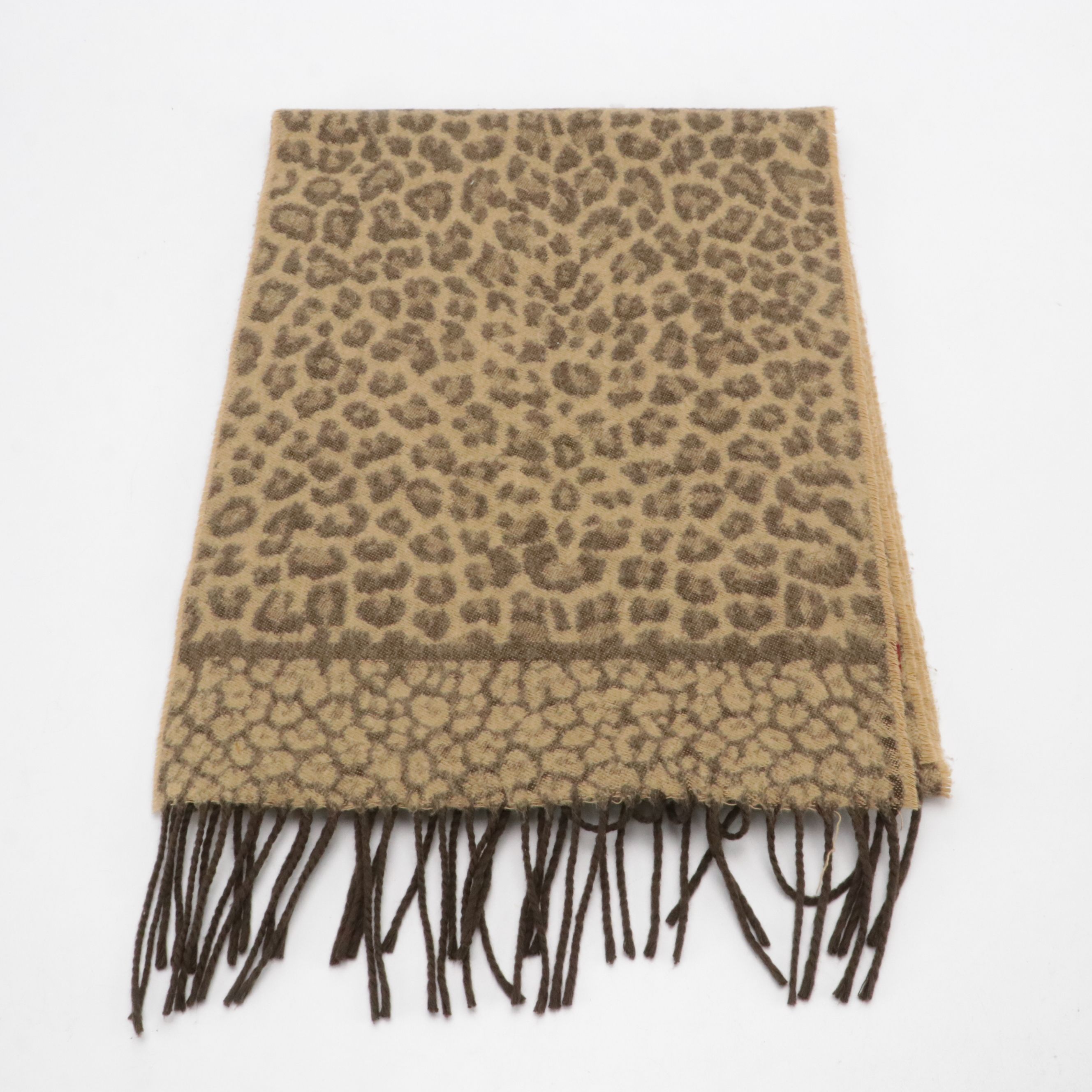 Buttons Faux Fur Double-Breasted Jacket and Merona Fringe Scarf