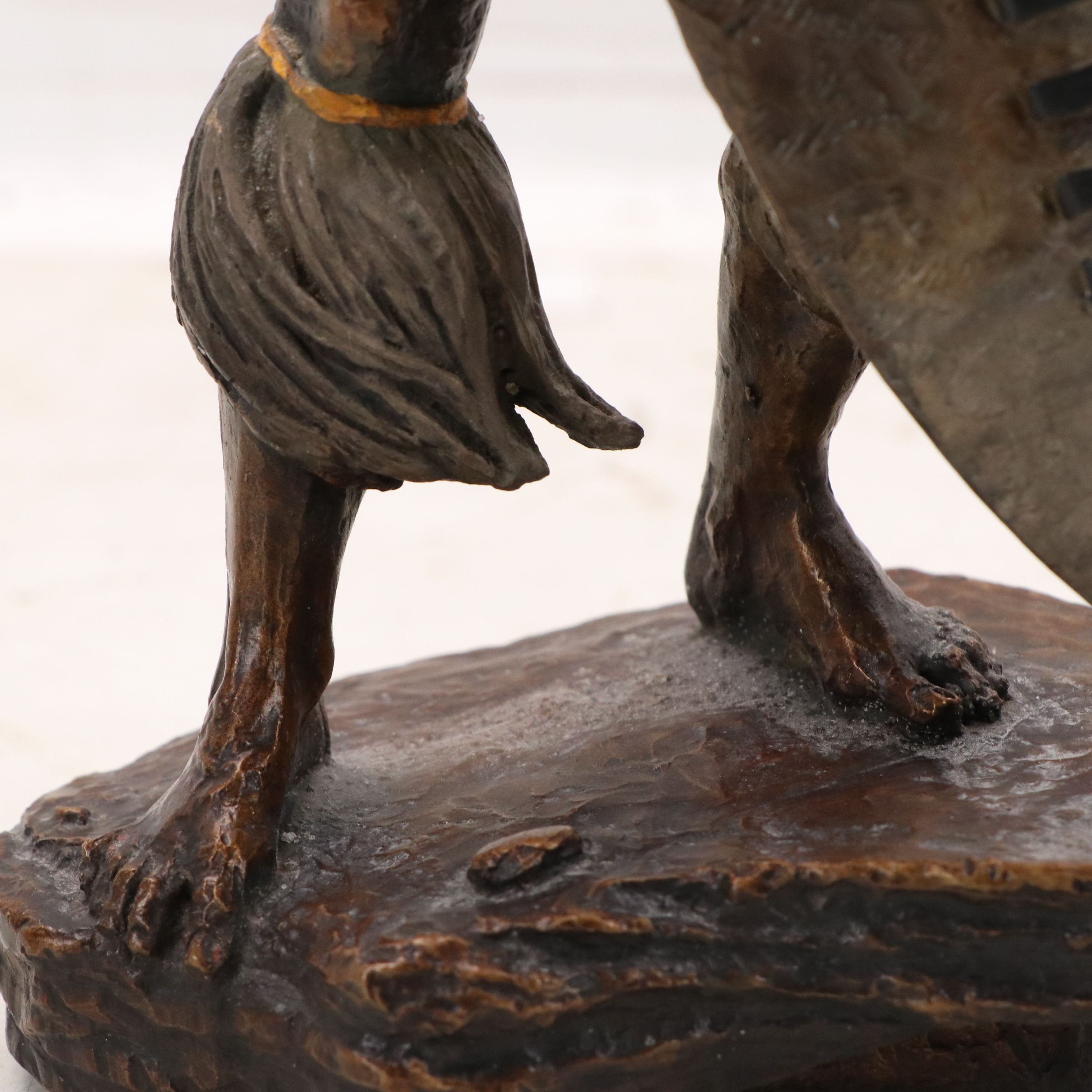 Jim Ponter for The Franklin Mint Hot Cast Bronze Sculpture "Shaka"