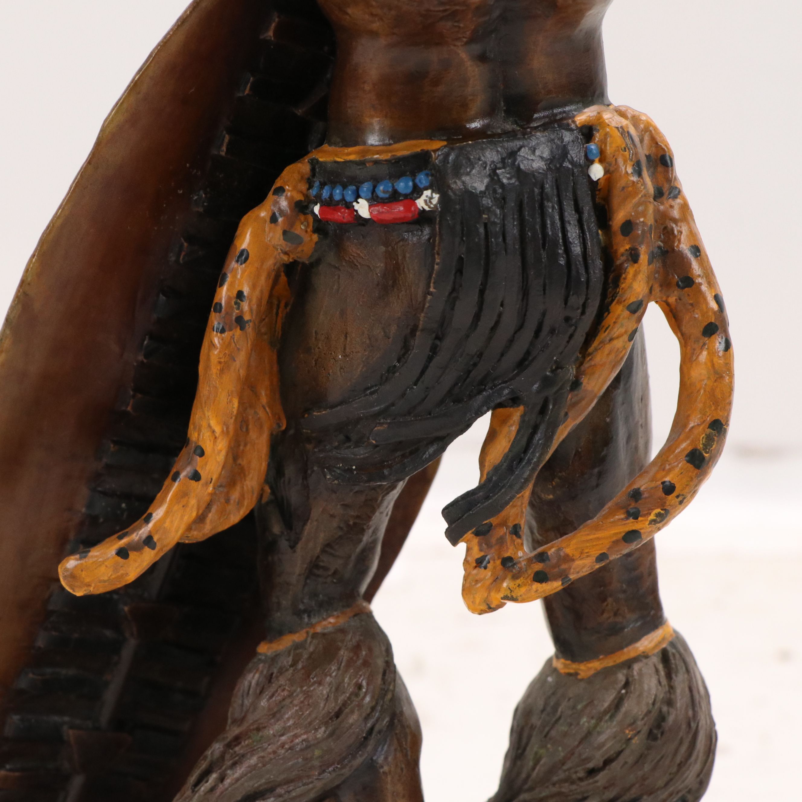 Jim Ponter for The Franklin Mint Hot Cast Bronze Sculpture "Shaka"