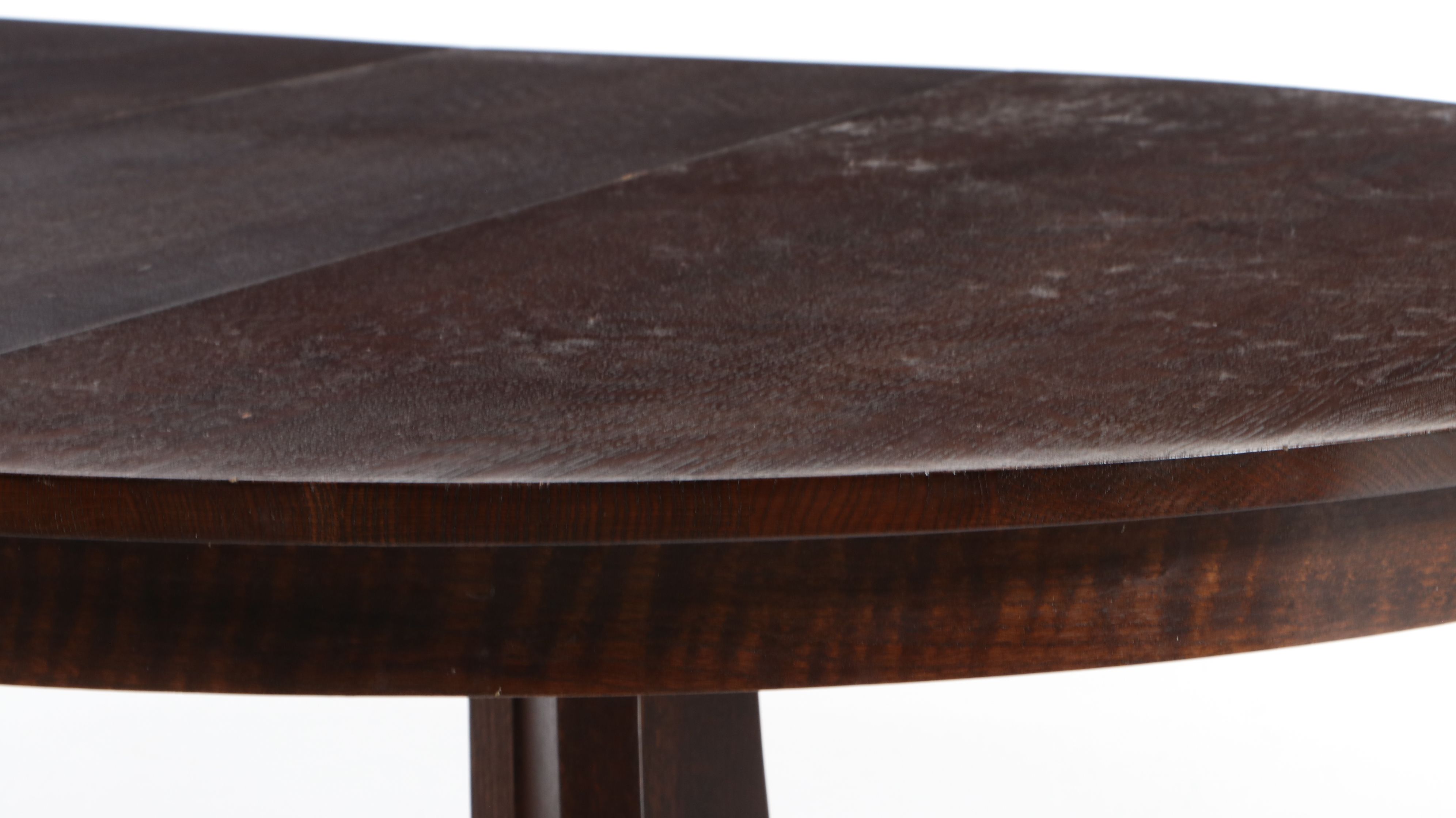 Stickley Mission Collection Quartersawn Oak Pedestal Dining Table, 2008