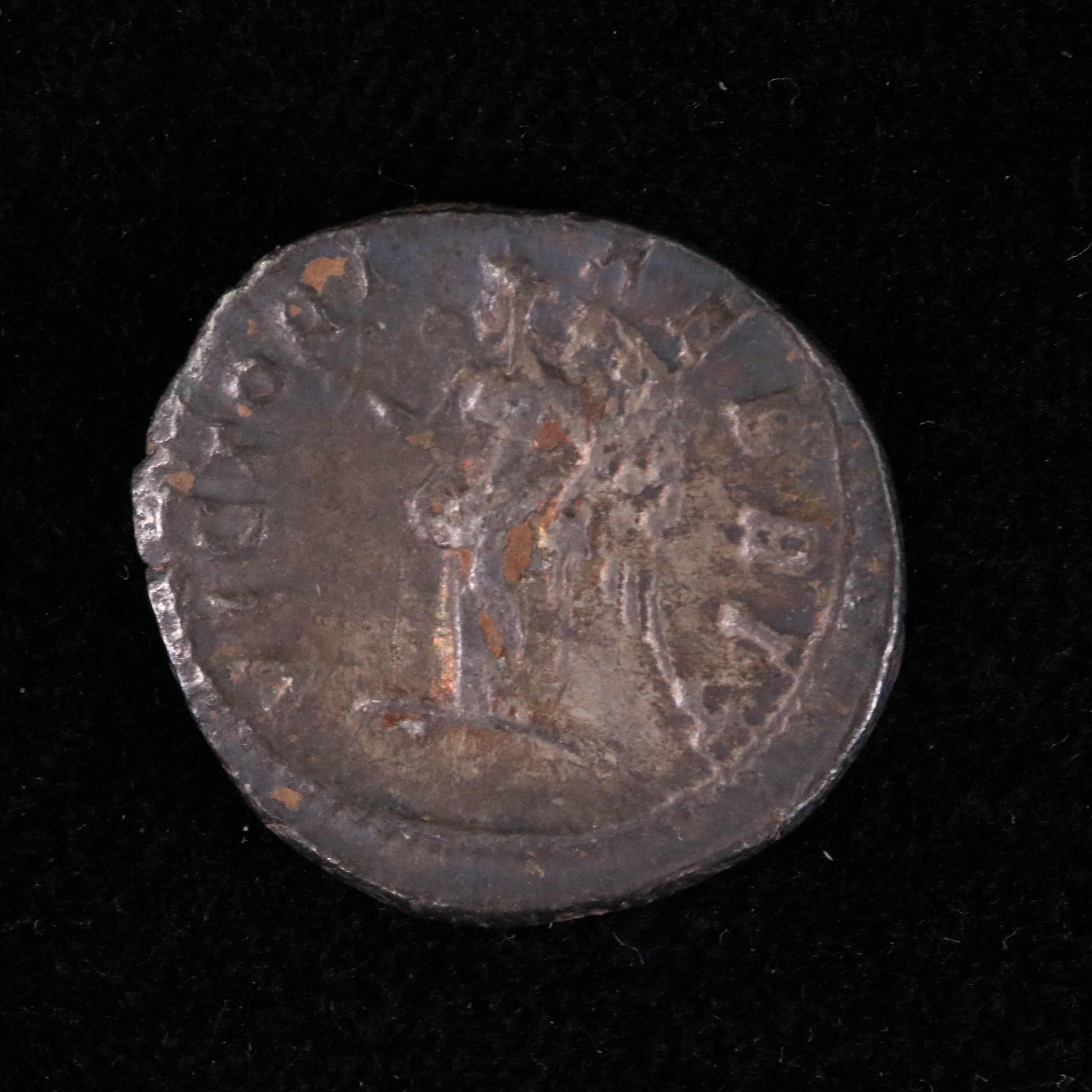 Ancient Roman Imperial AR Denarius Coin of Geta, ca. 211 A.D.