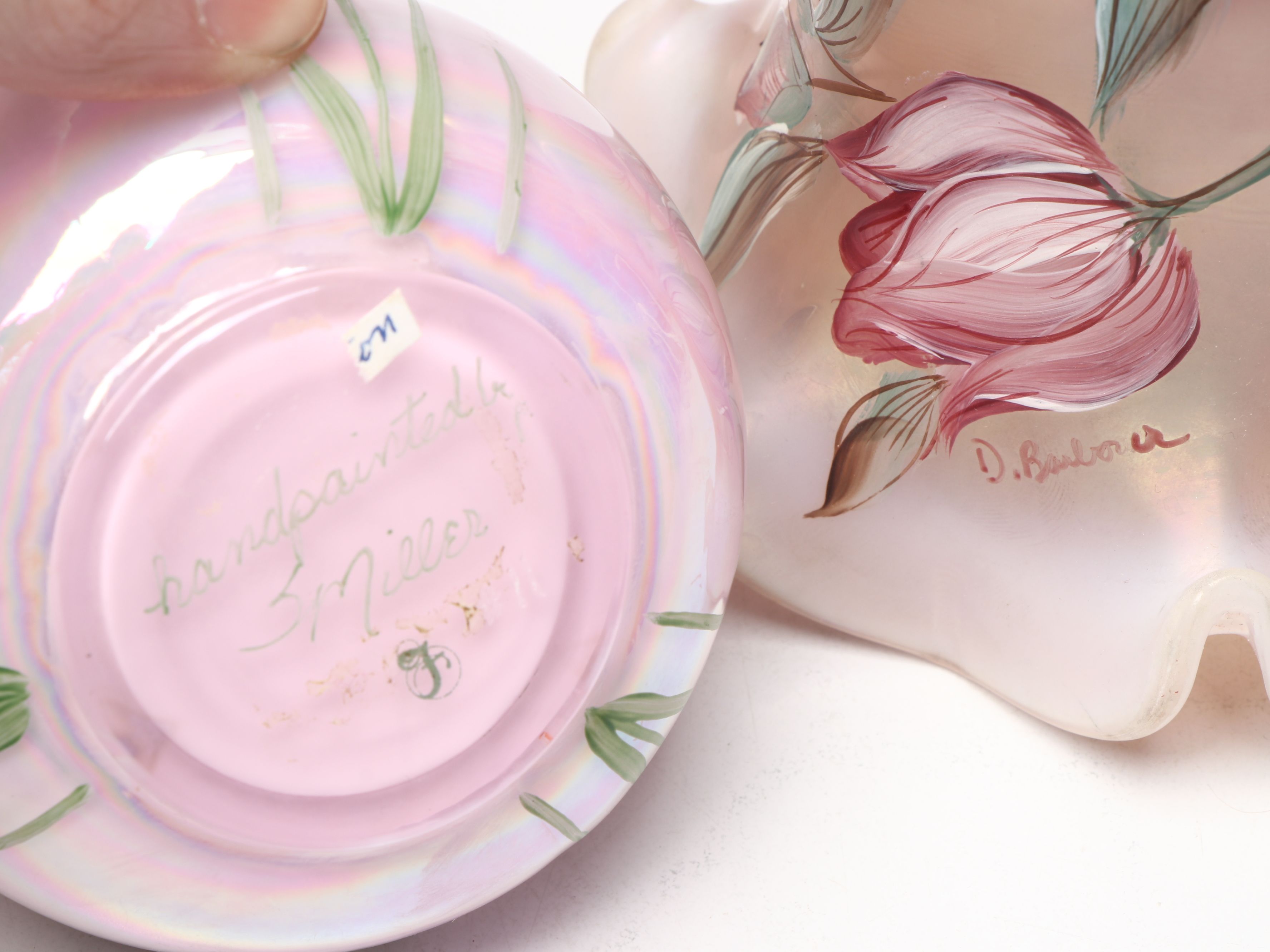 Fenton Glass Perfume Bottle, Cloisonné Bell, and More Table Accessories