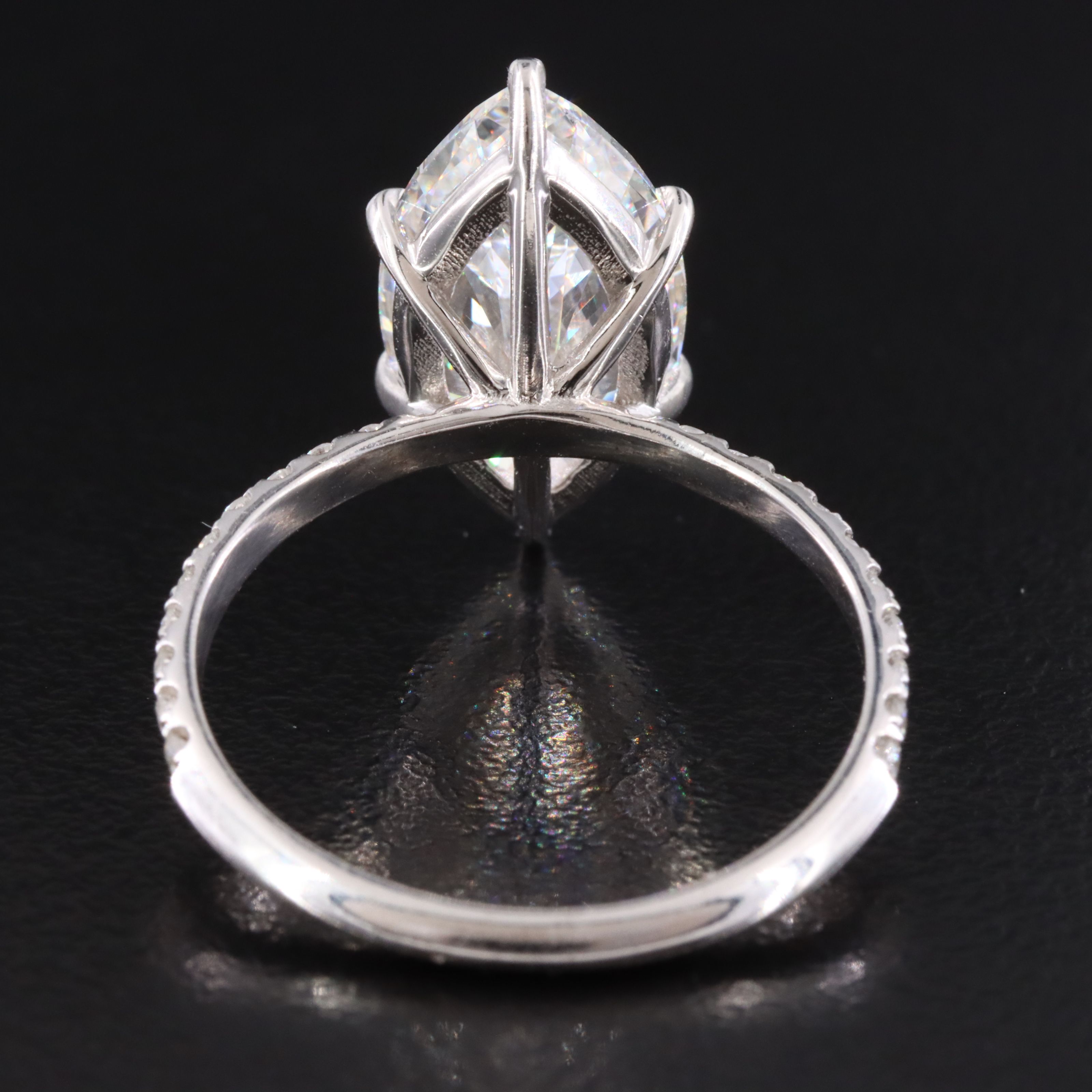 14K 5.30 CTW Lab Grown Diamond Ring with IGI Report