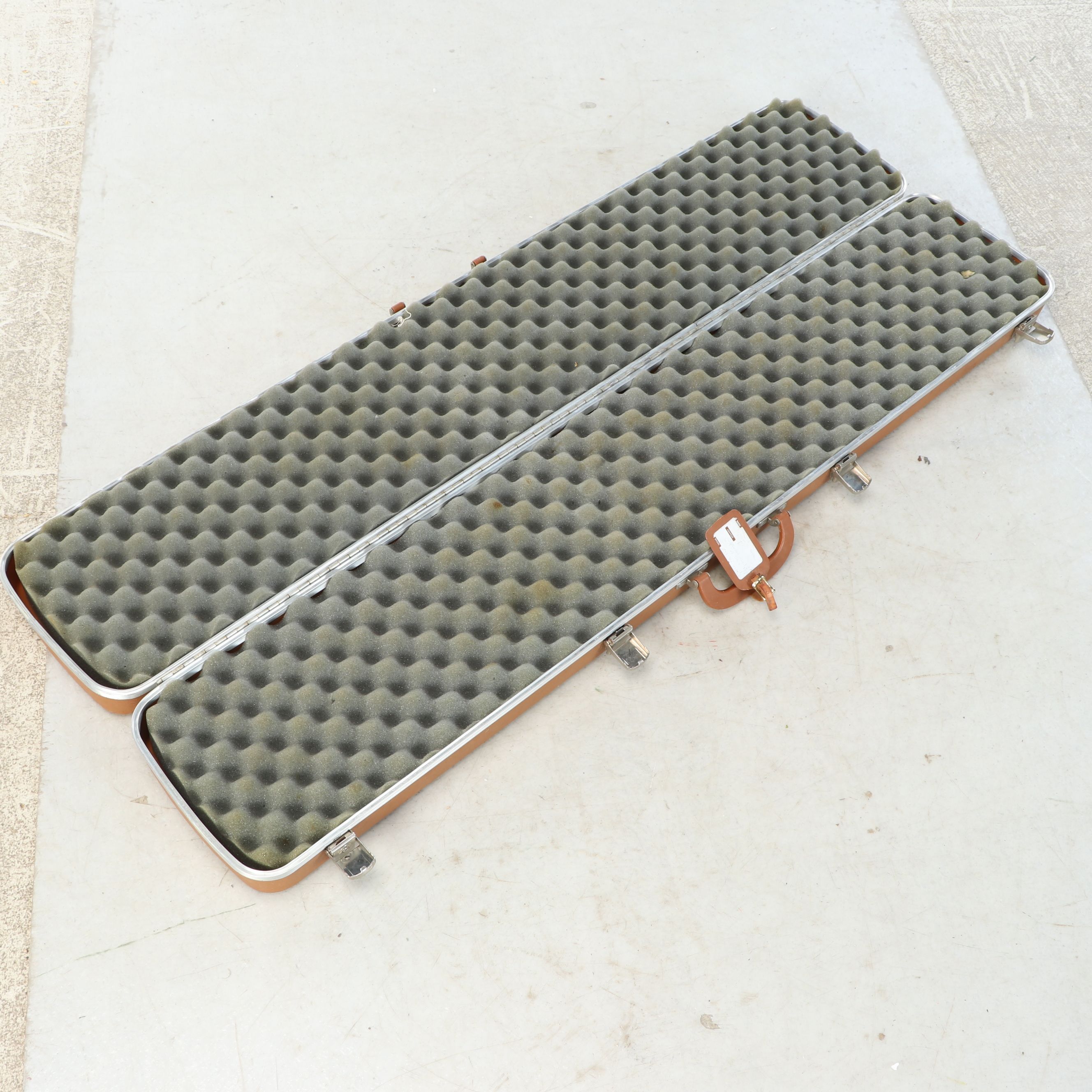 Doskocil "Gun Guard" Brown Hard Shell Rifle Case and Cleaning Kits