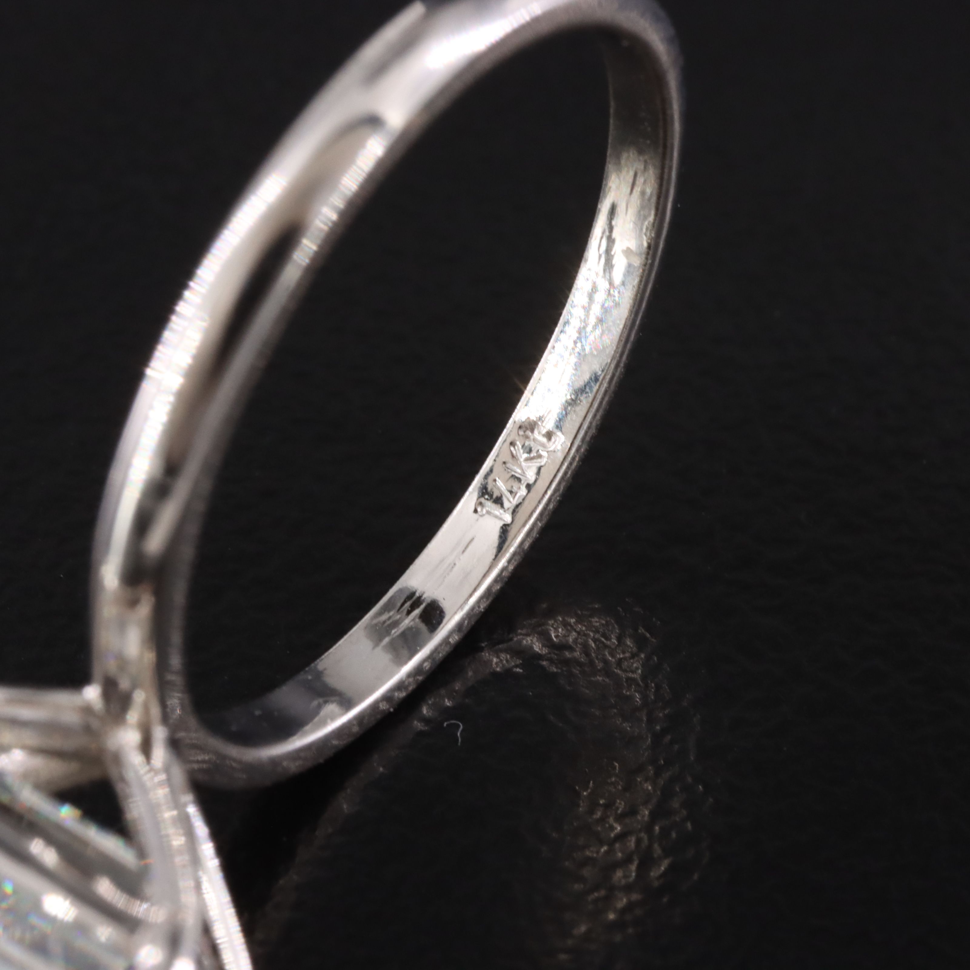 14K 7.16 CT Lab Grown Diamond Solitaire Ring with IGI Report