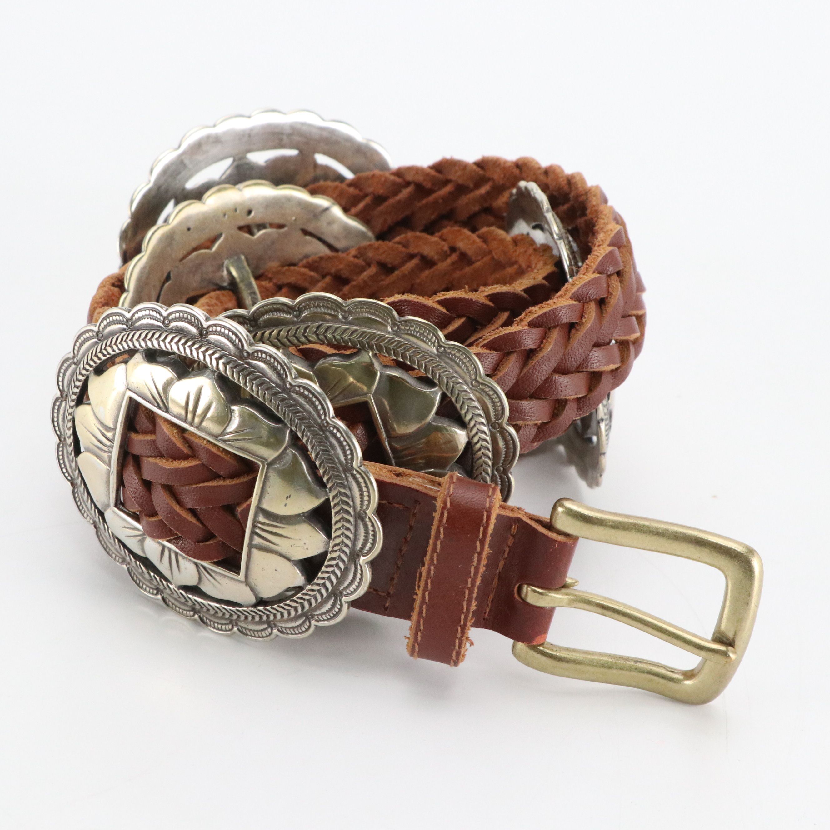 Brighton, Nocona, and Other Concho Style Western Belts
