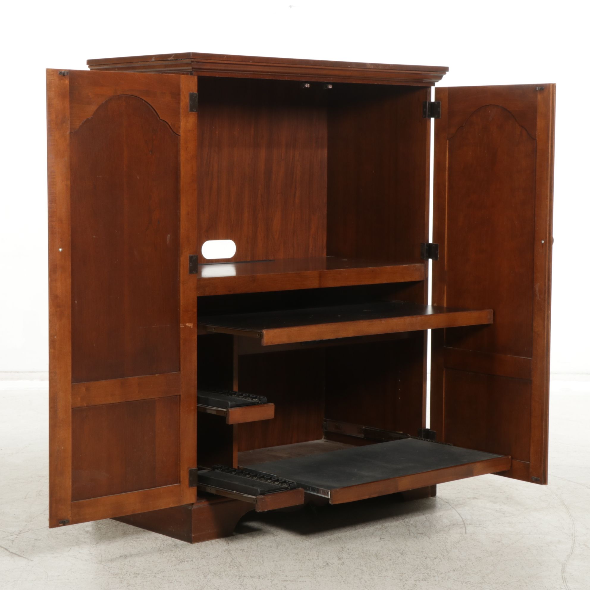 Hooker Furniture Cherry Computer Desk Armoire