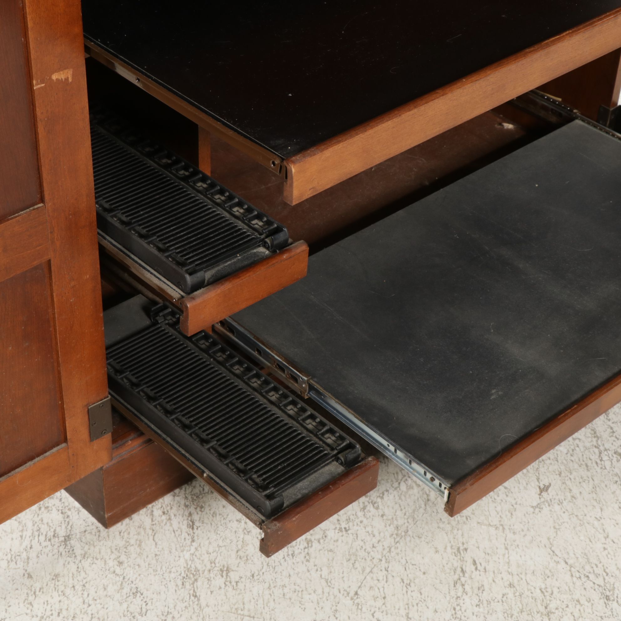 Hooker Furniture Cherry Computer Desk Armoire