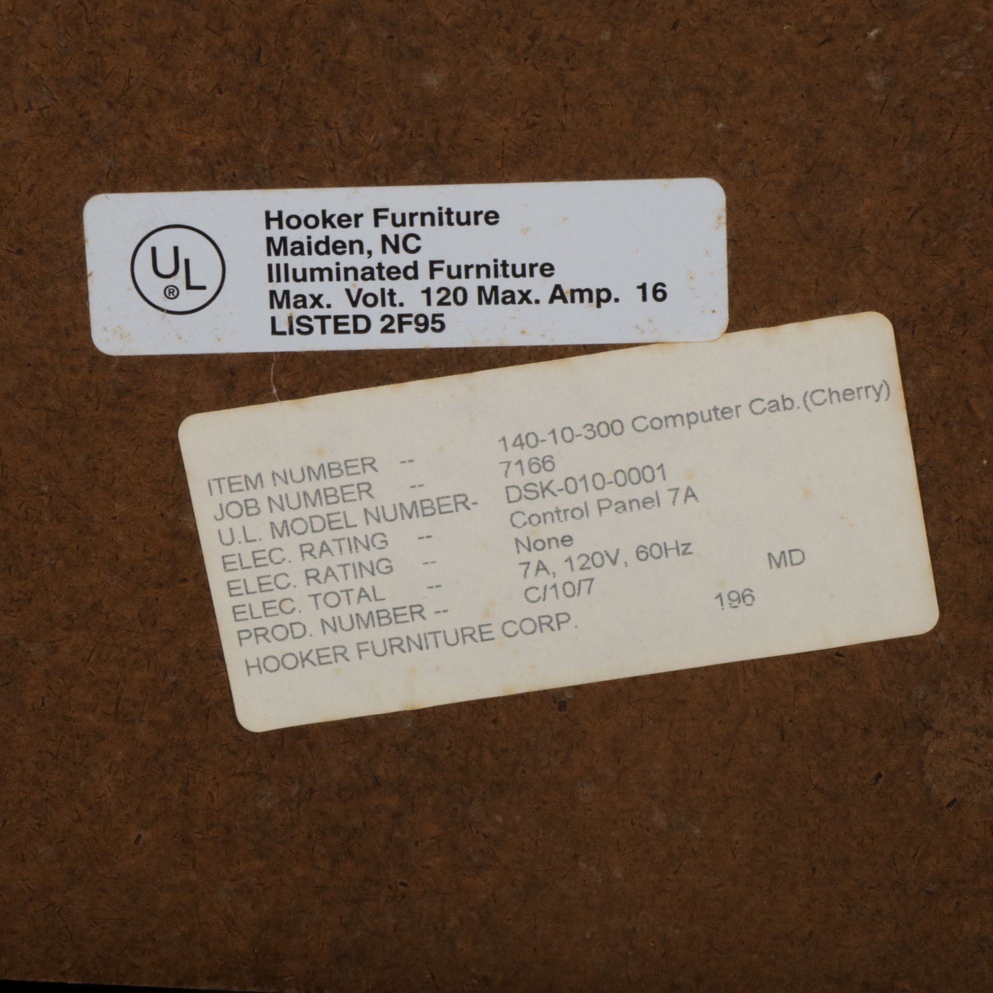 Hooker Furniture Cherry Computer Desk Armoire