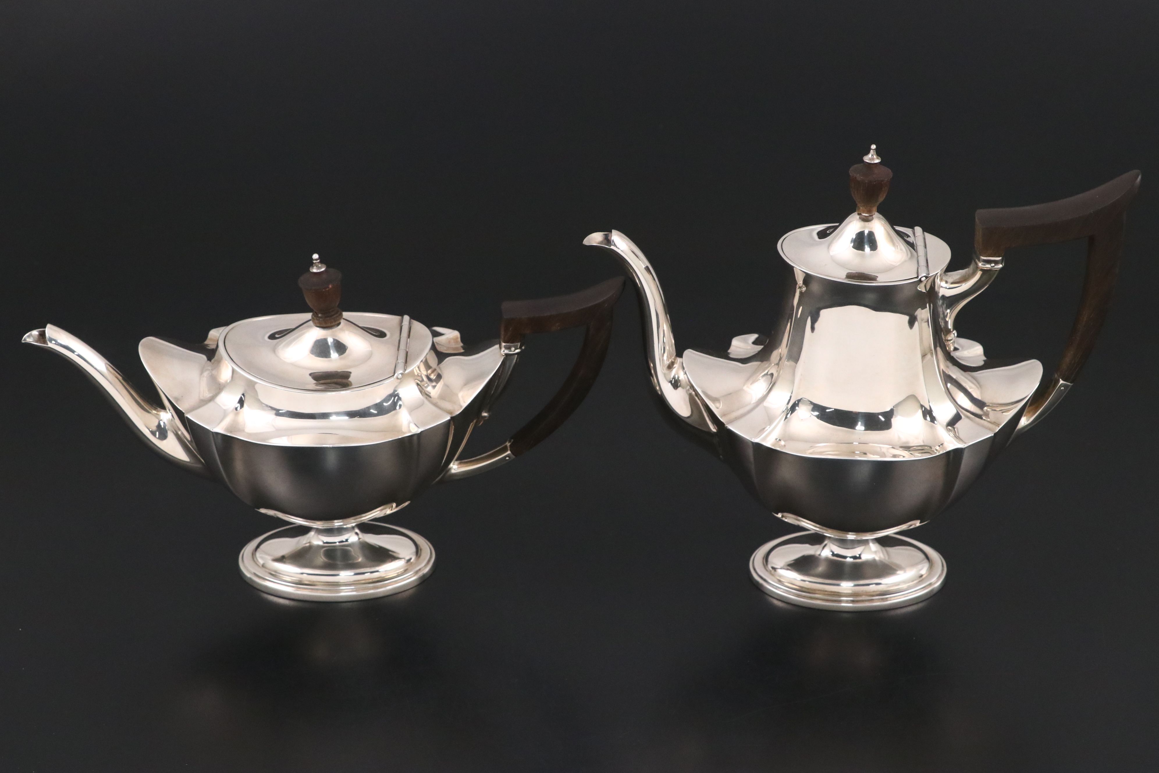 Gorham "Plymouth" Sterling Silver Tea and Coffee Service