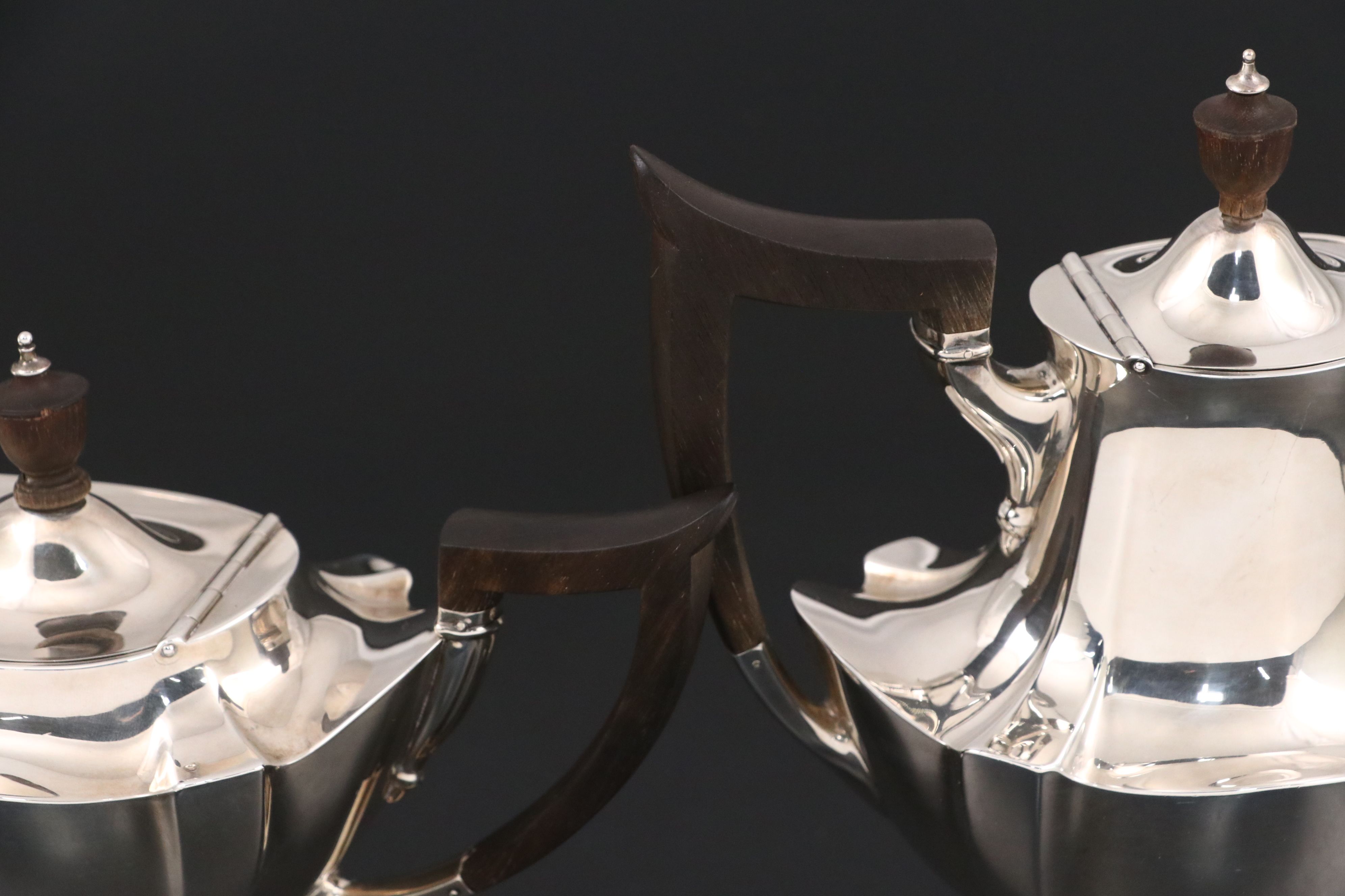 Gorham "Plymouth" Sterling Silver Tea and Coffee Service