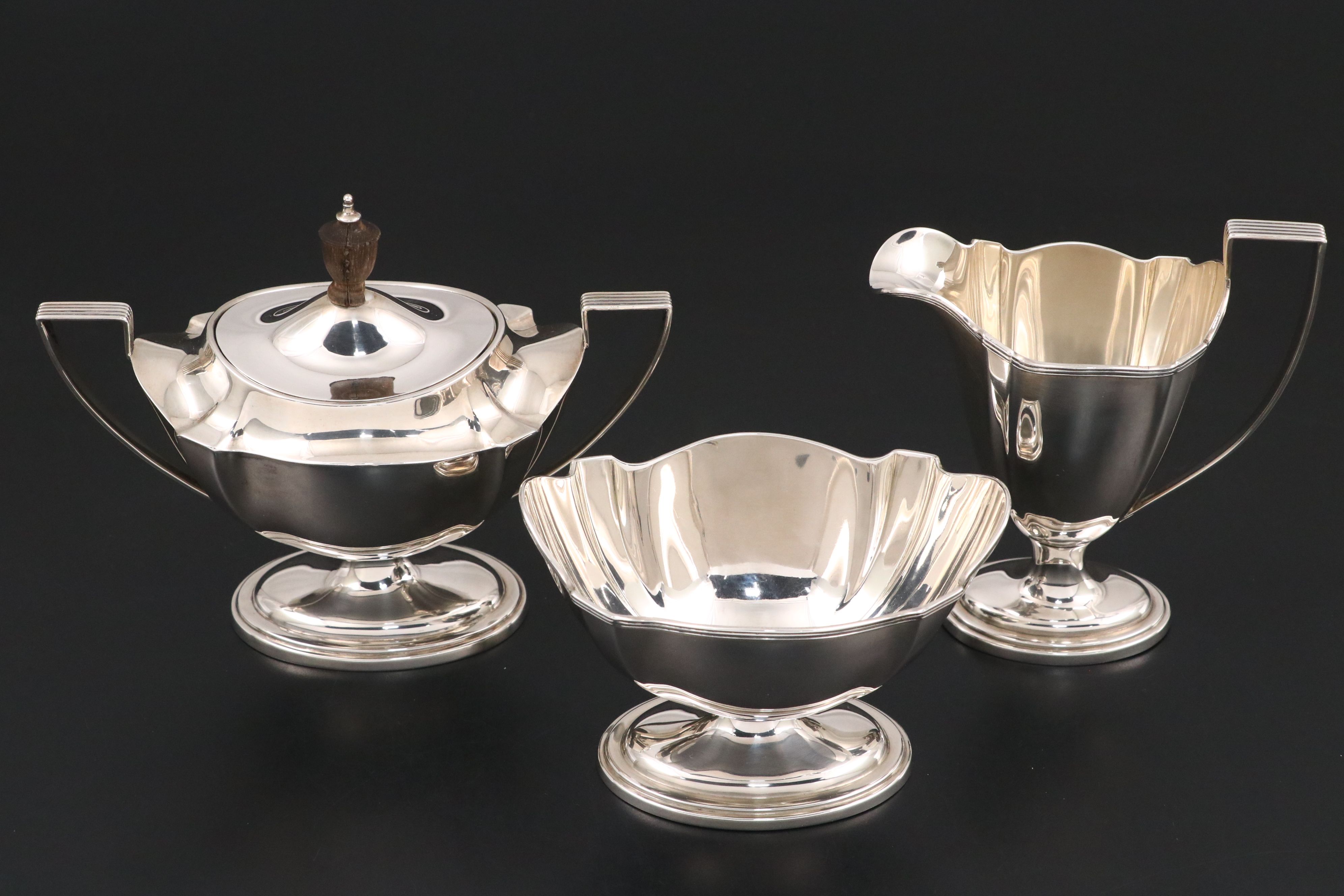 Gorham "Plymouth" Sterling Silver Tea and Coffee Service