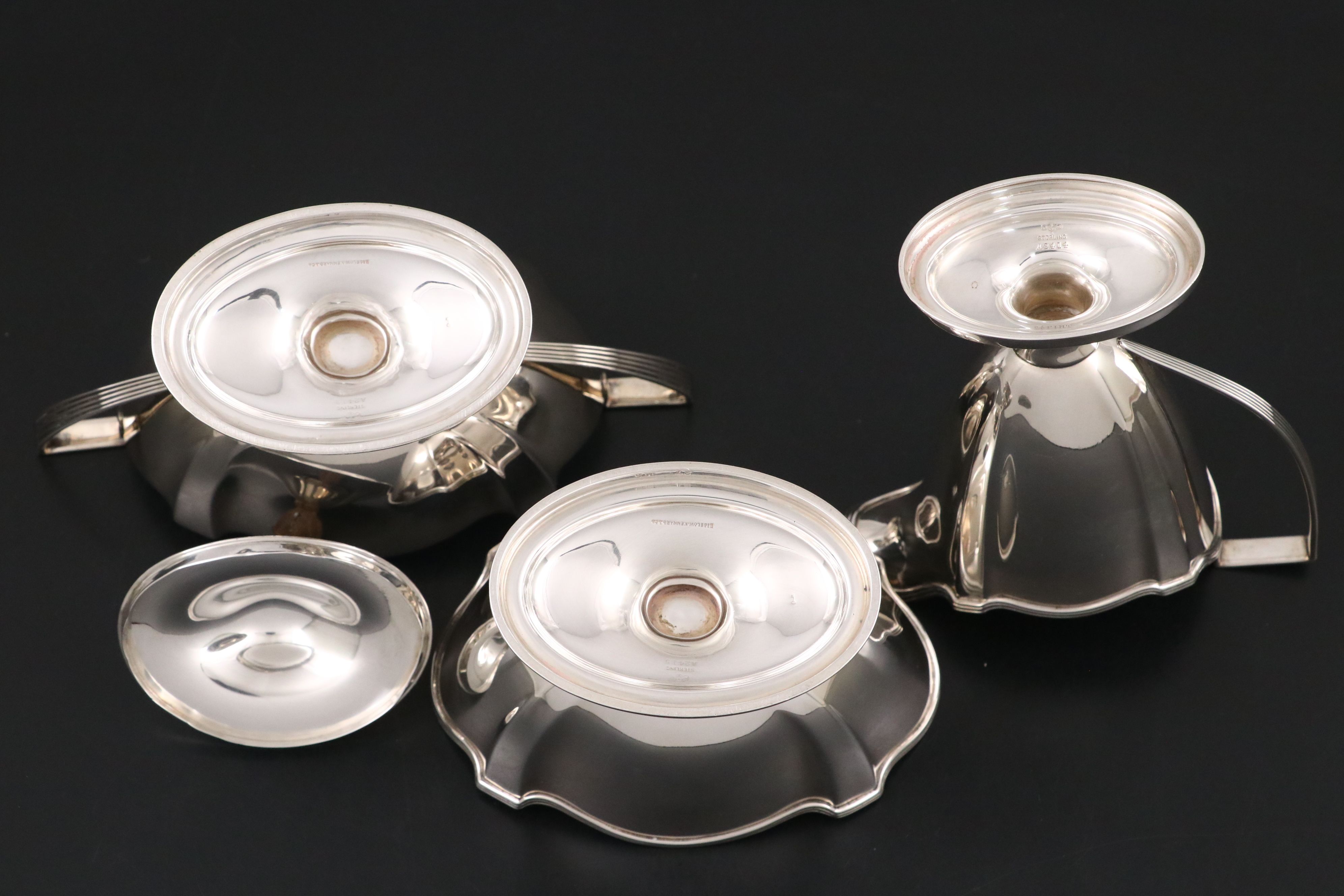 Gorham "Plymouth" Sterling Silver Tea and Coffee Service