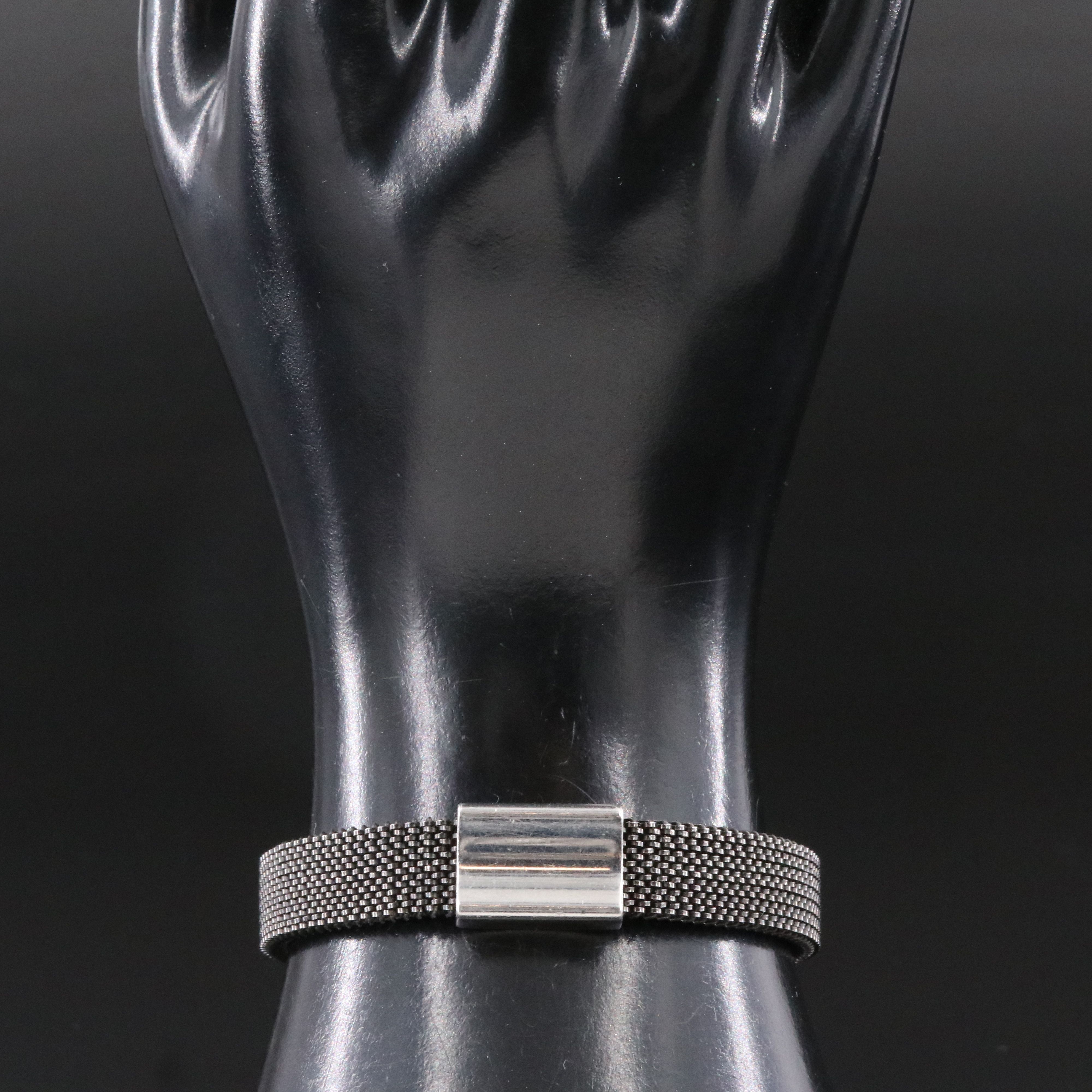 Tiffany & Co. Somerset Steel Flex Bracelet Italy