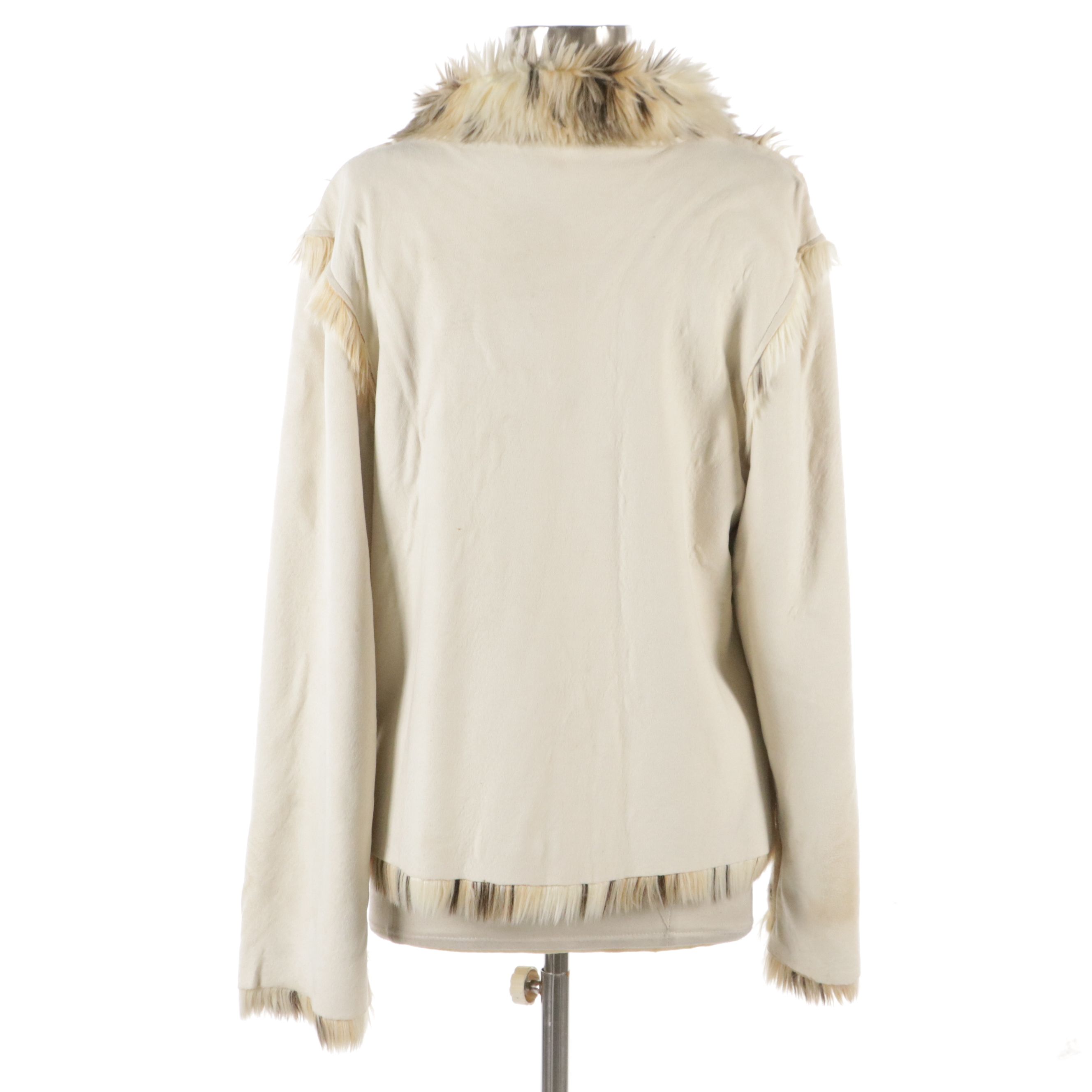 True Grit Faux Leather/Faux Fur Jacket