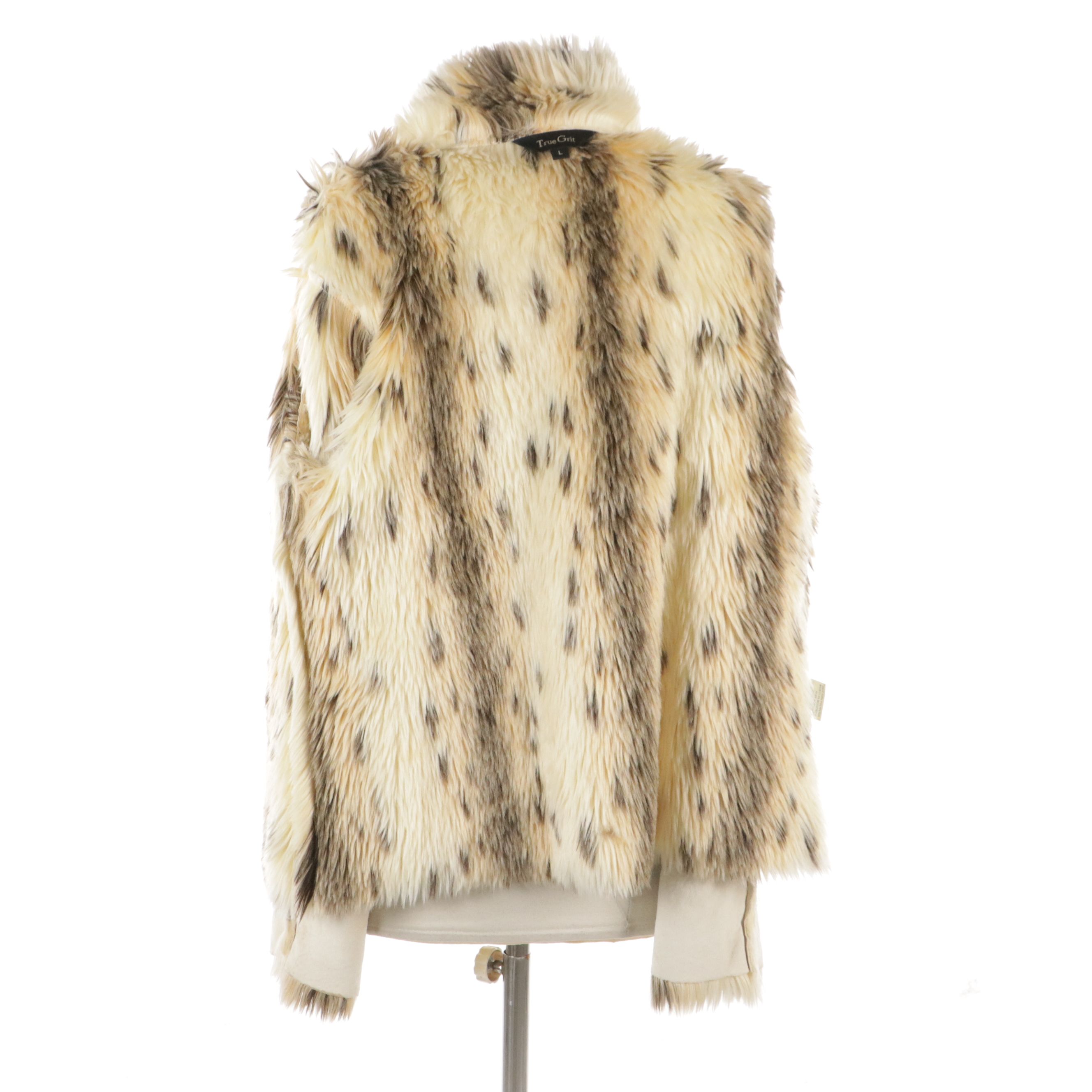True Grit Faux Leather/Faux Fur Jacket
