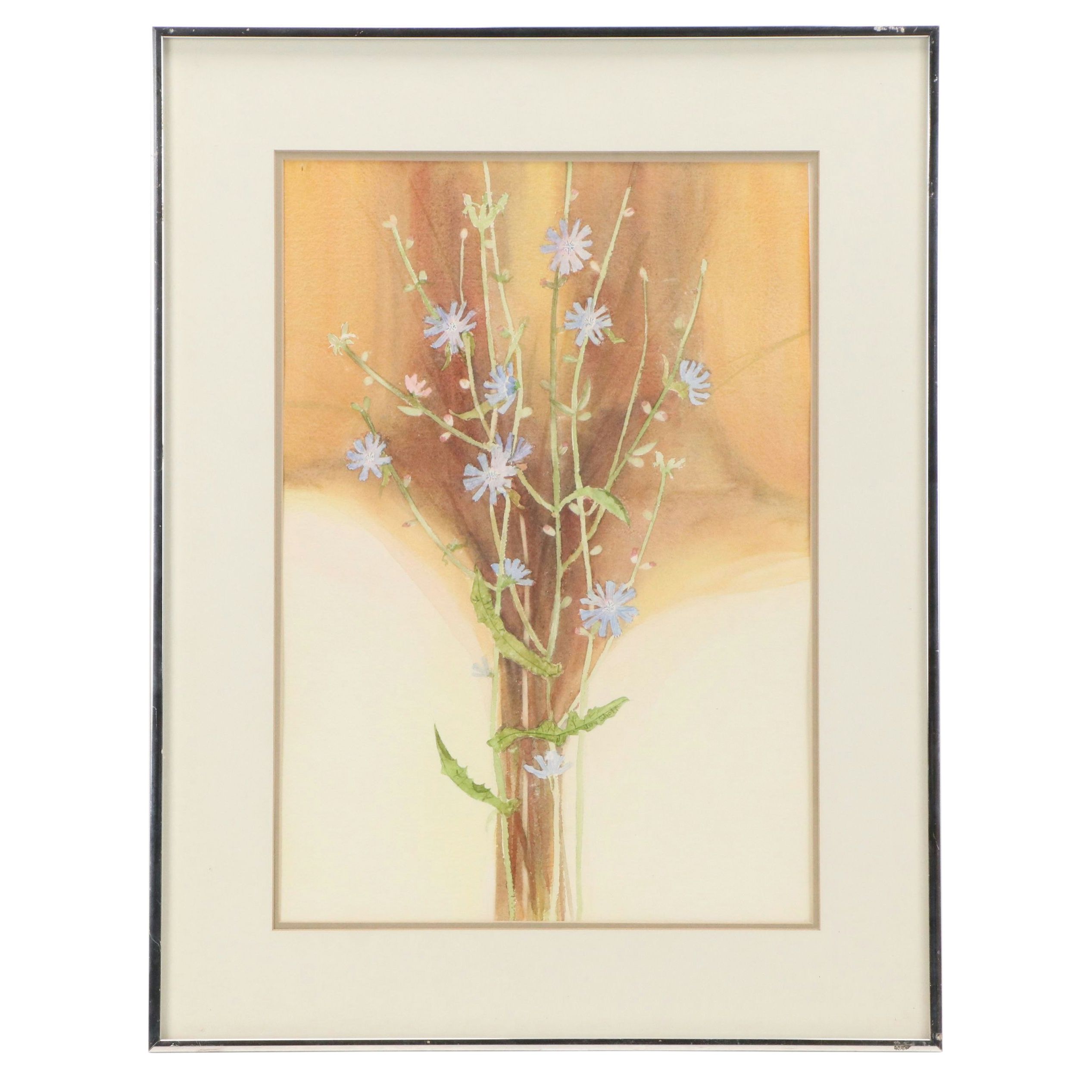 Joy Shott Watercolor Painting "Chicory"