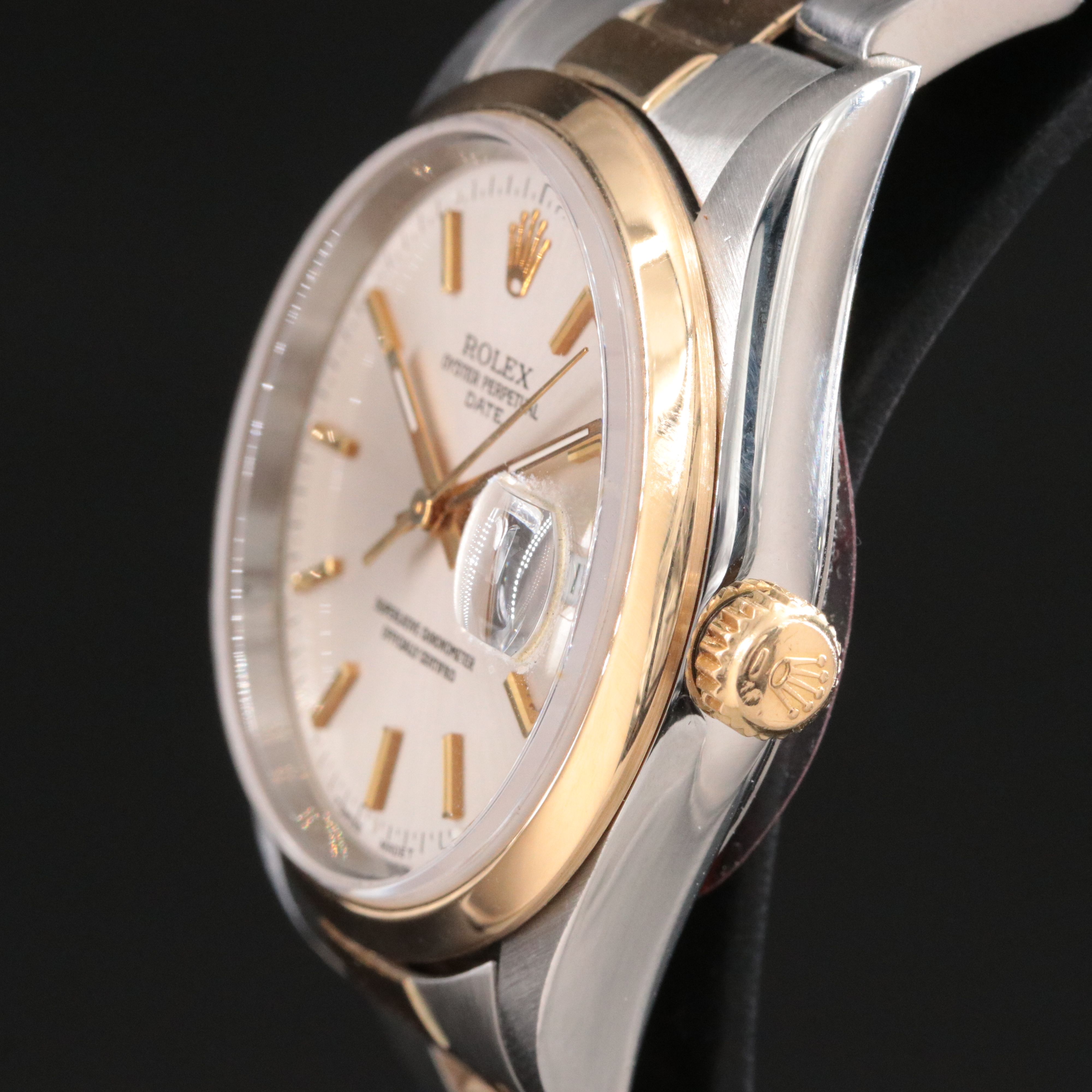 Rolex Oyster Perpetual Date 15203 18K/Steel Watch c.1997