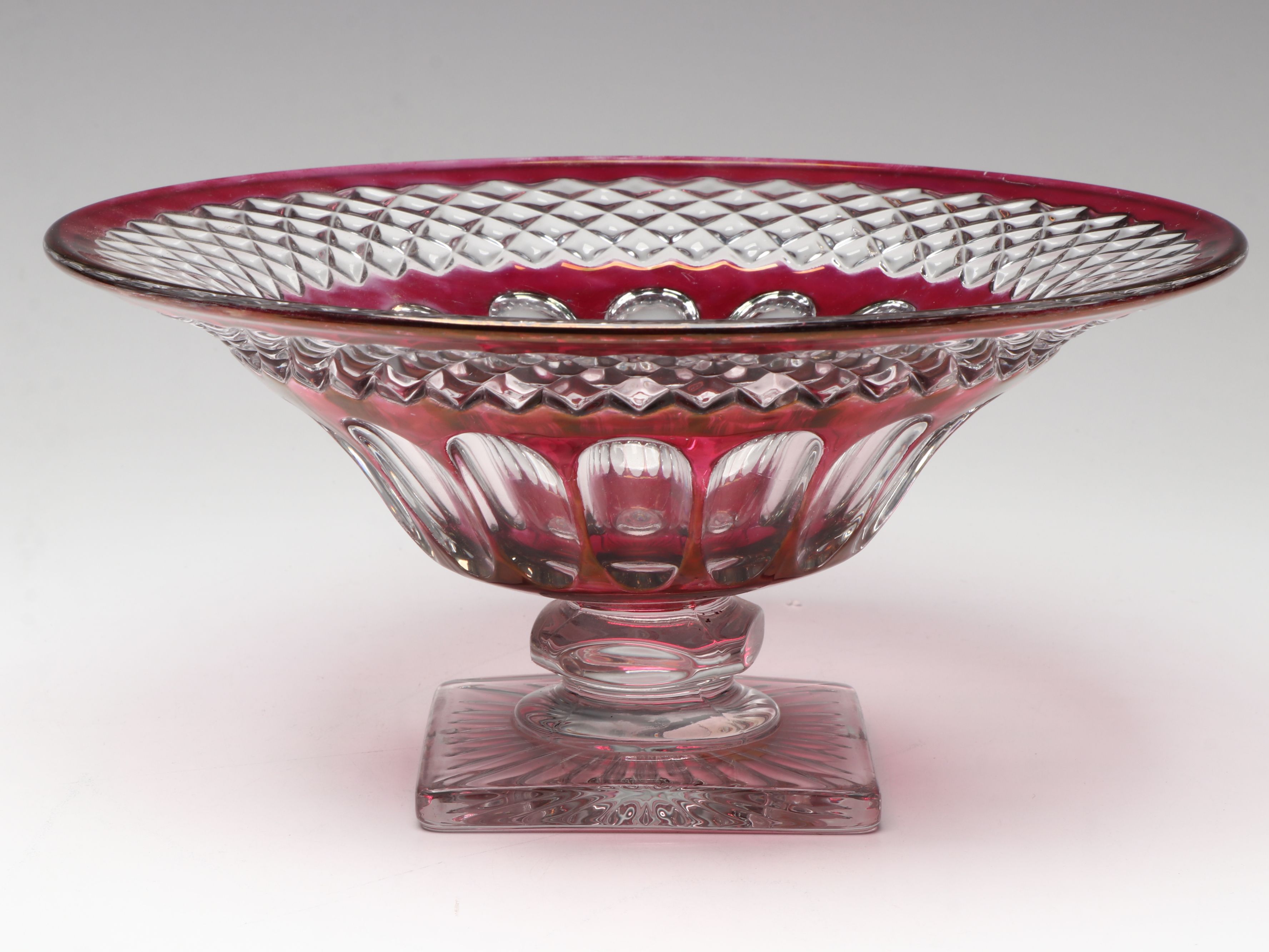 Zajecar Kristal and More Bohemian Glass Style Pedestal Bowls and Candlesticks