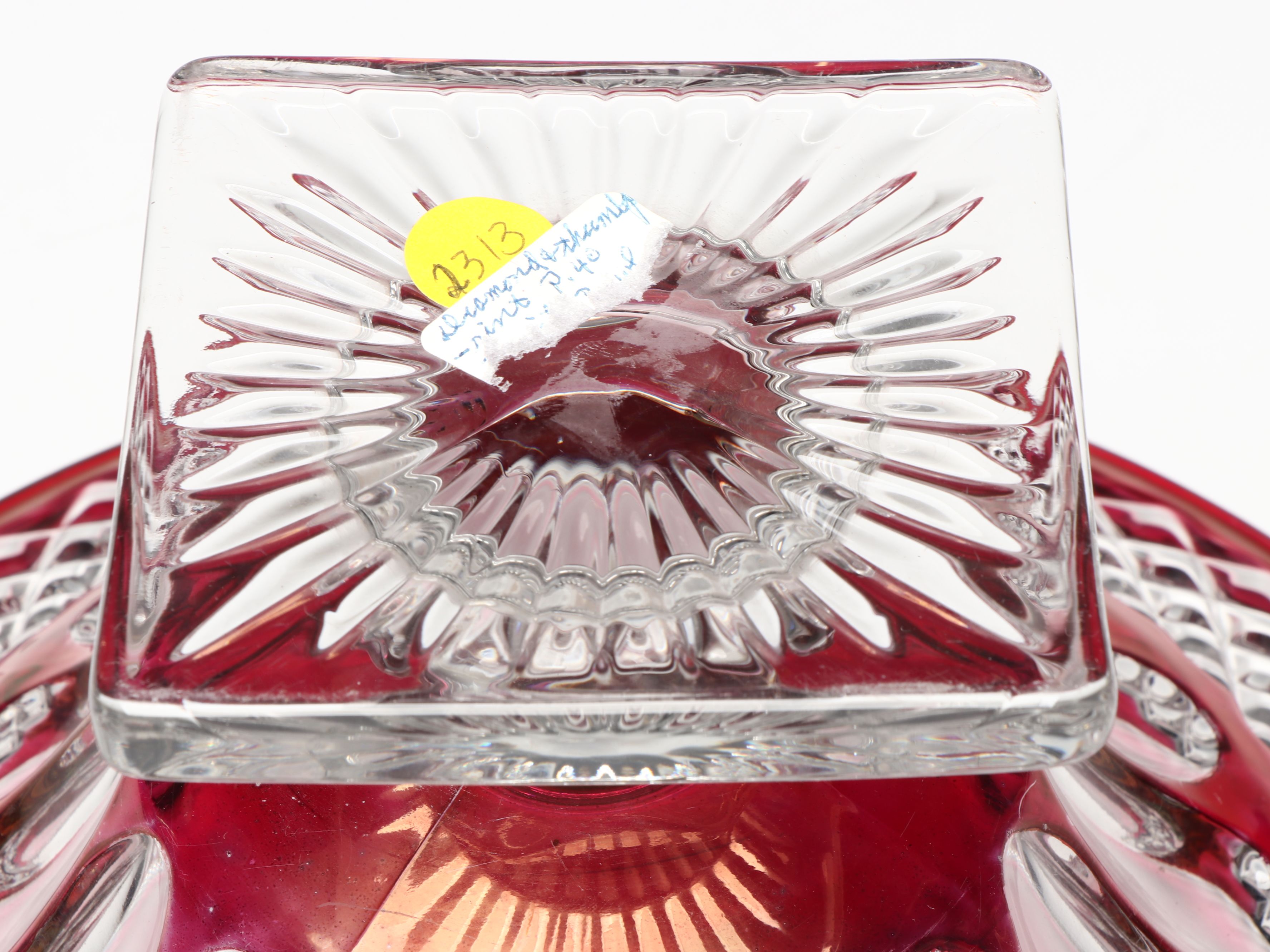 Zajecar Kristal and More Bohemian Glass Style Pedestal Bowls and Candlesticks