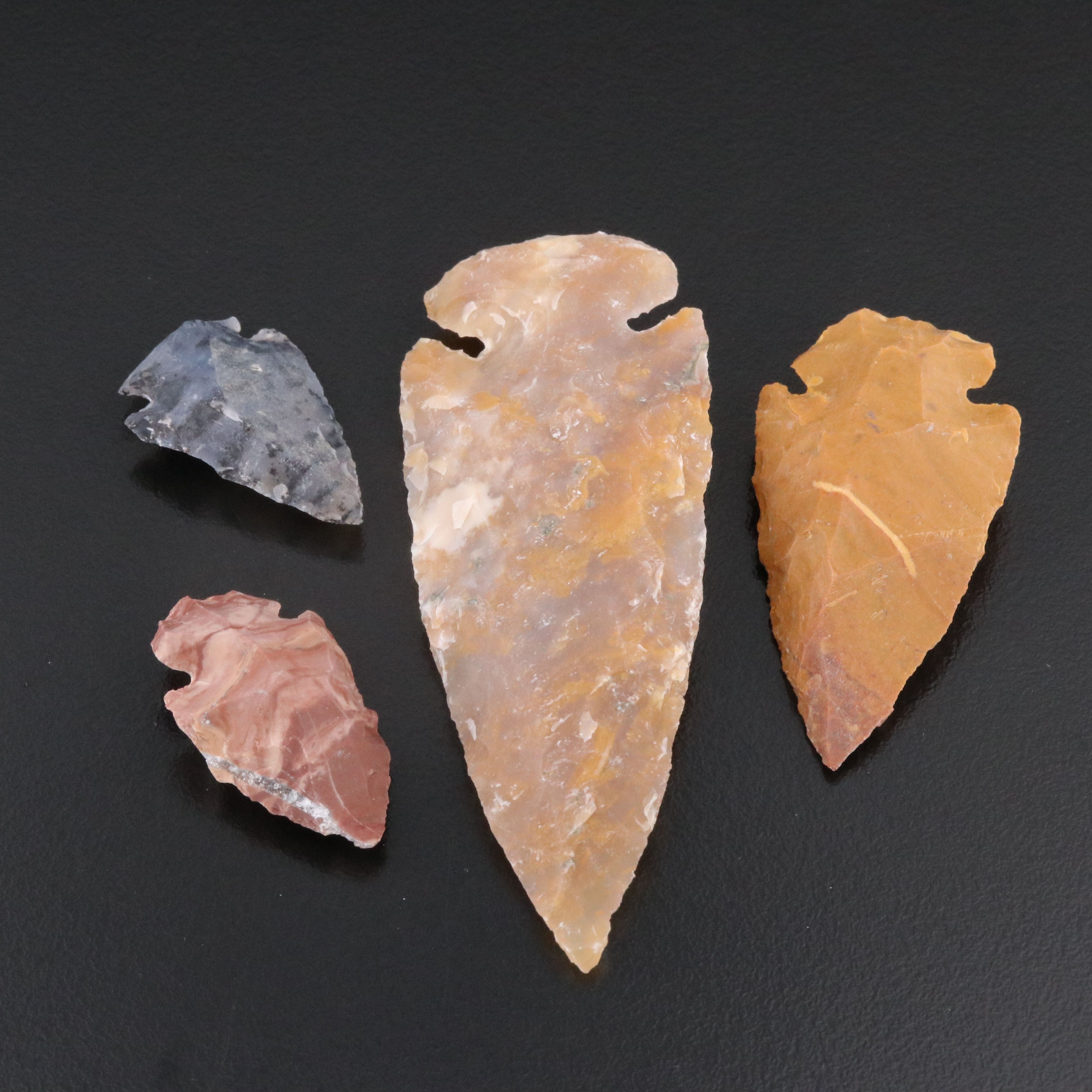 Loose Flint and Chert Arrowhead Collection