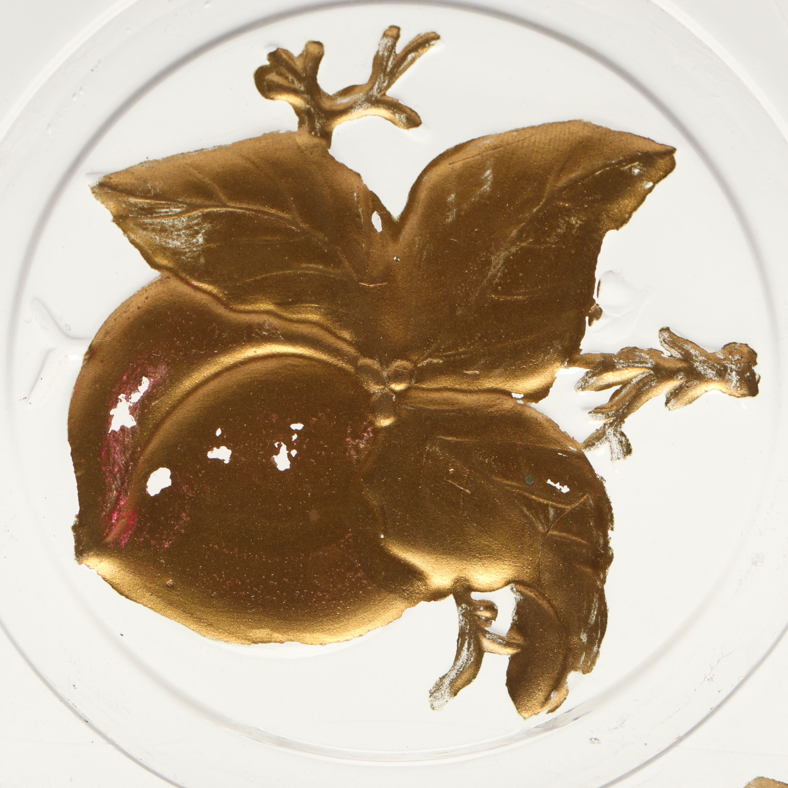 Goofus Glass Centerpiece and Basket Bowl, Early 20th Century