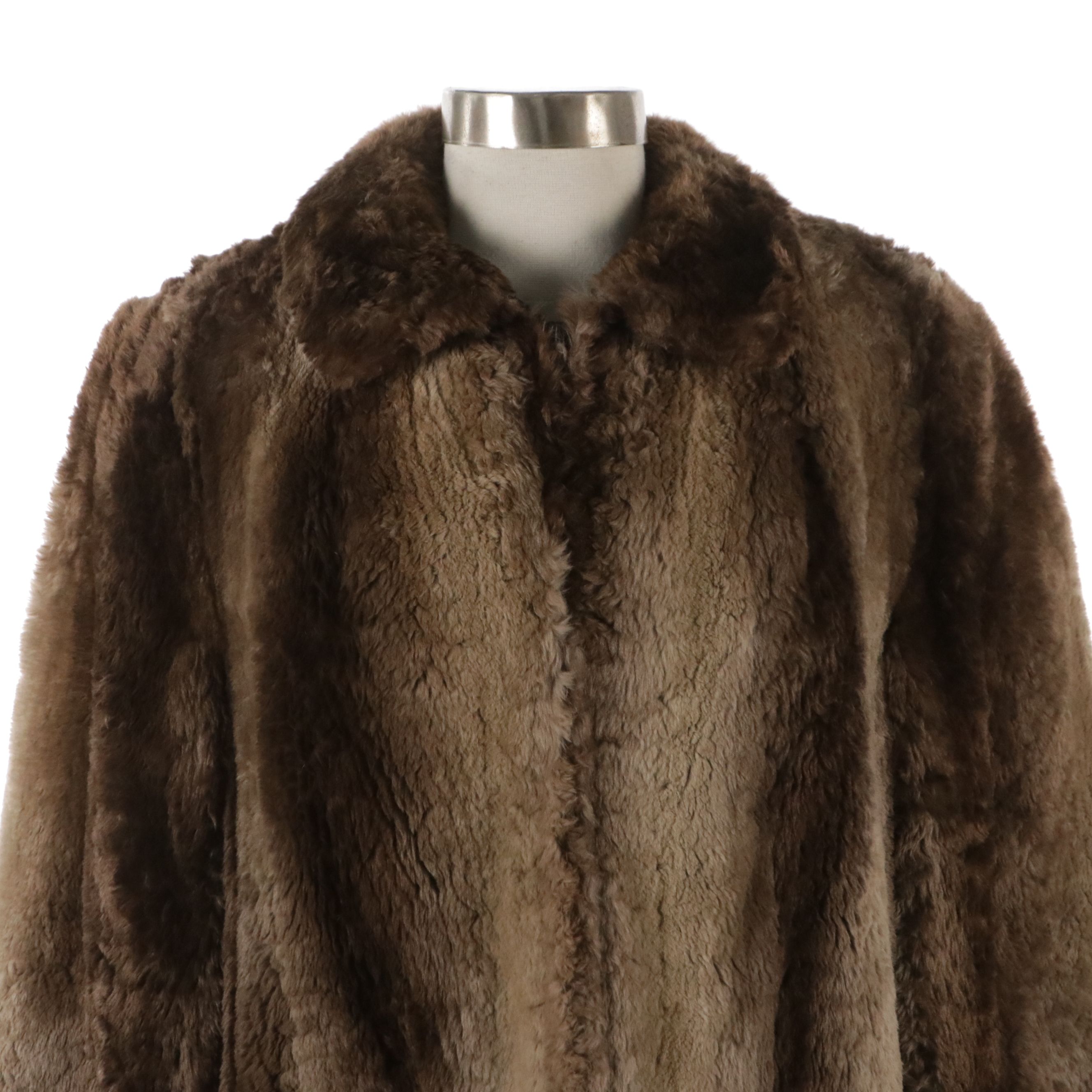 Sheared Phantom Beaver Fur Zip Jacket from Kastoria Furs
