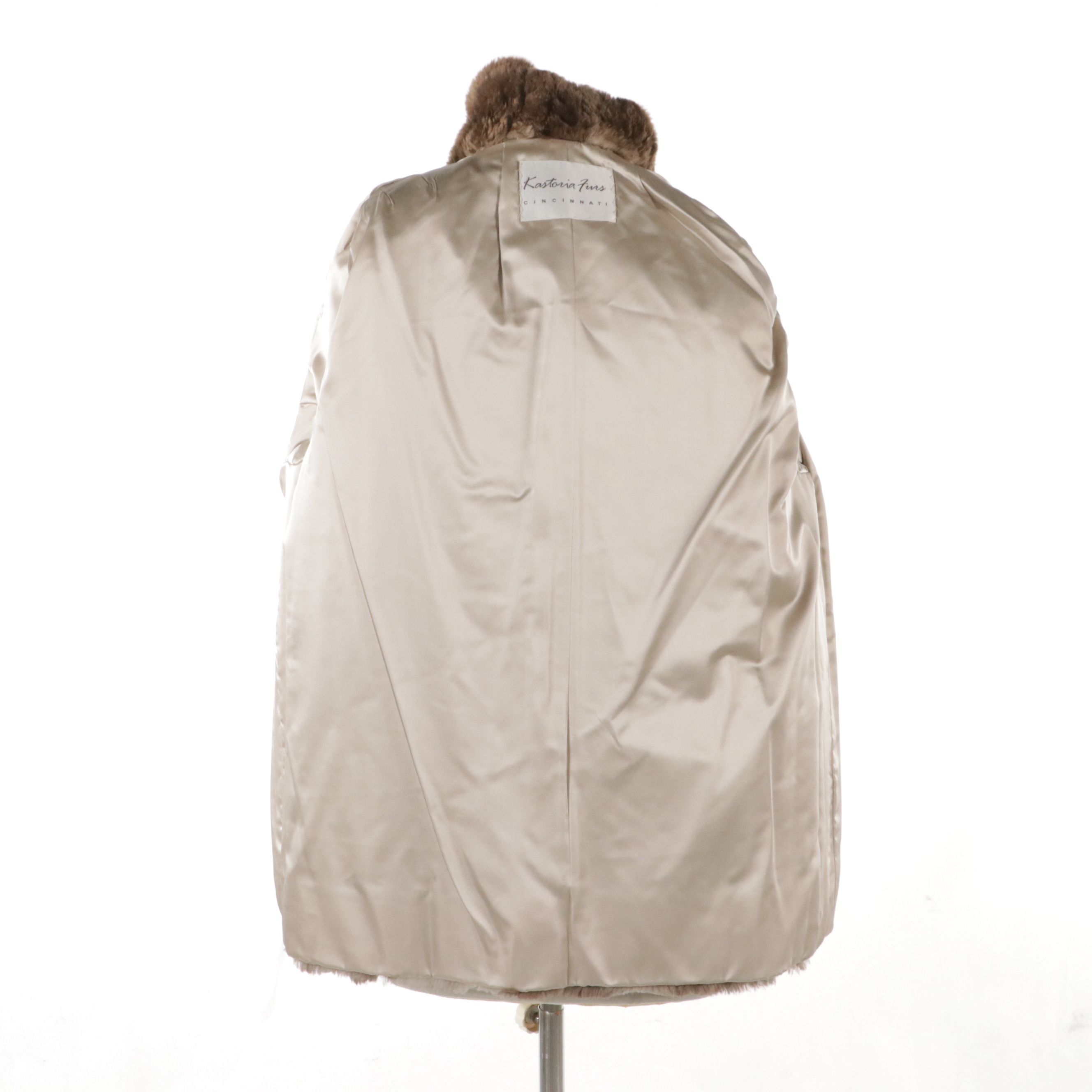 Sheared Phantom Beaver Fur Zip Jacket from Kastoria Furs