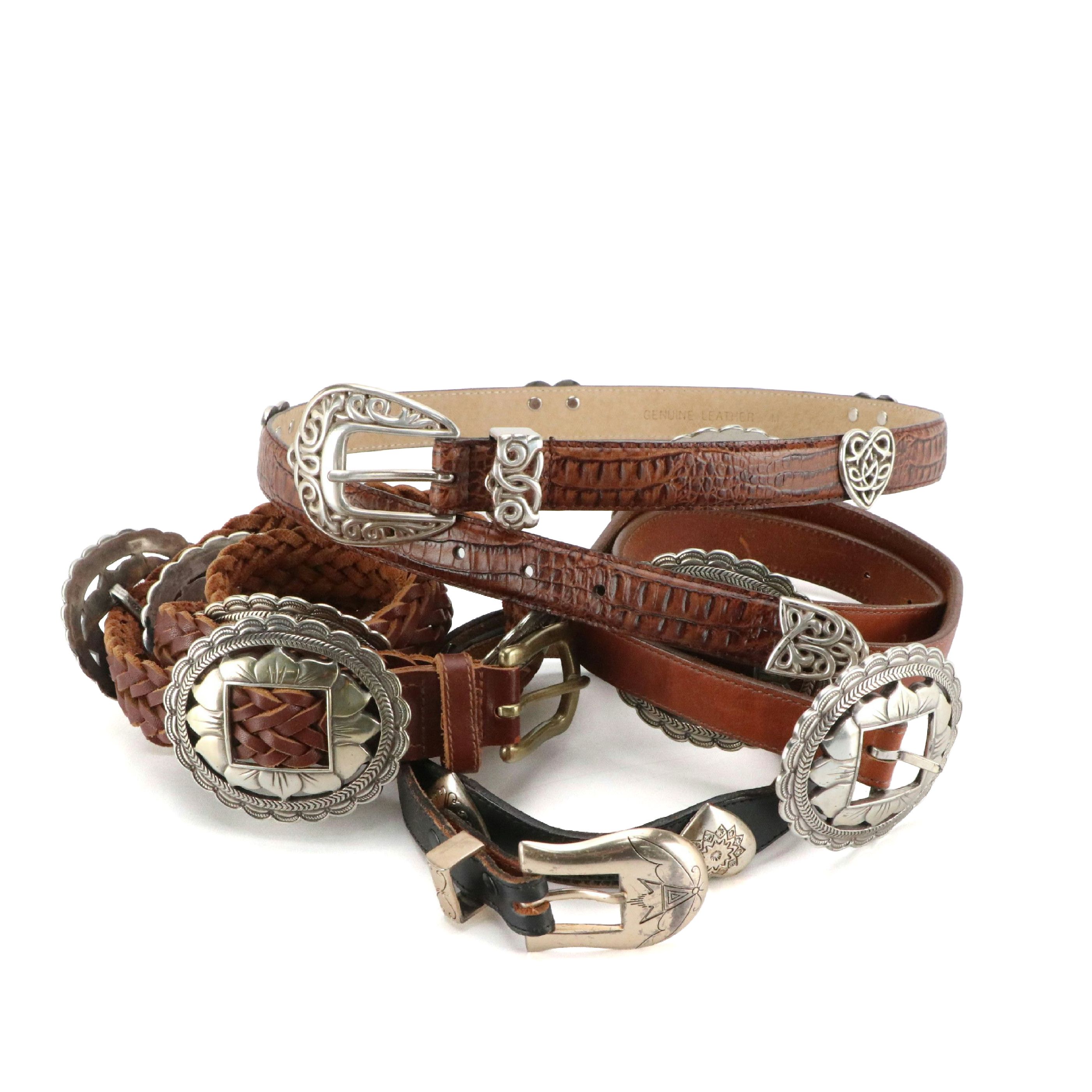 Brighton, Nocona, and Other Concho Style Western Belts