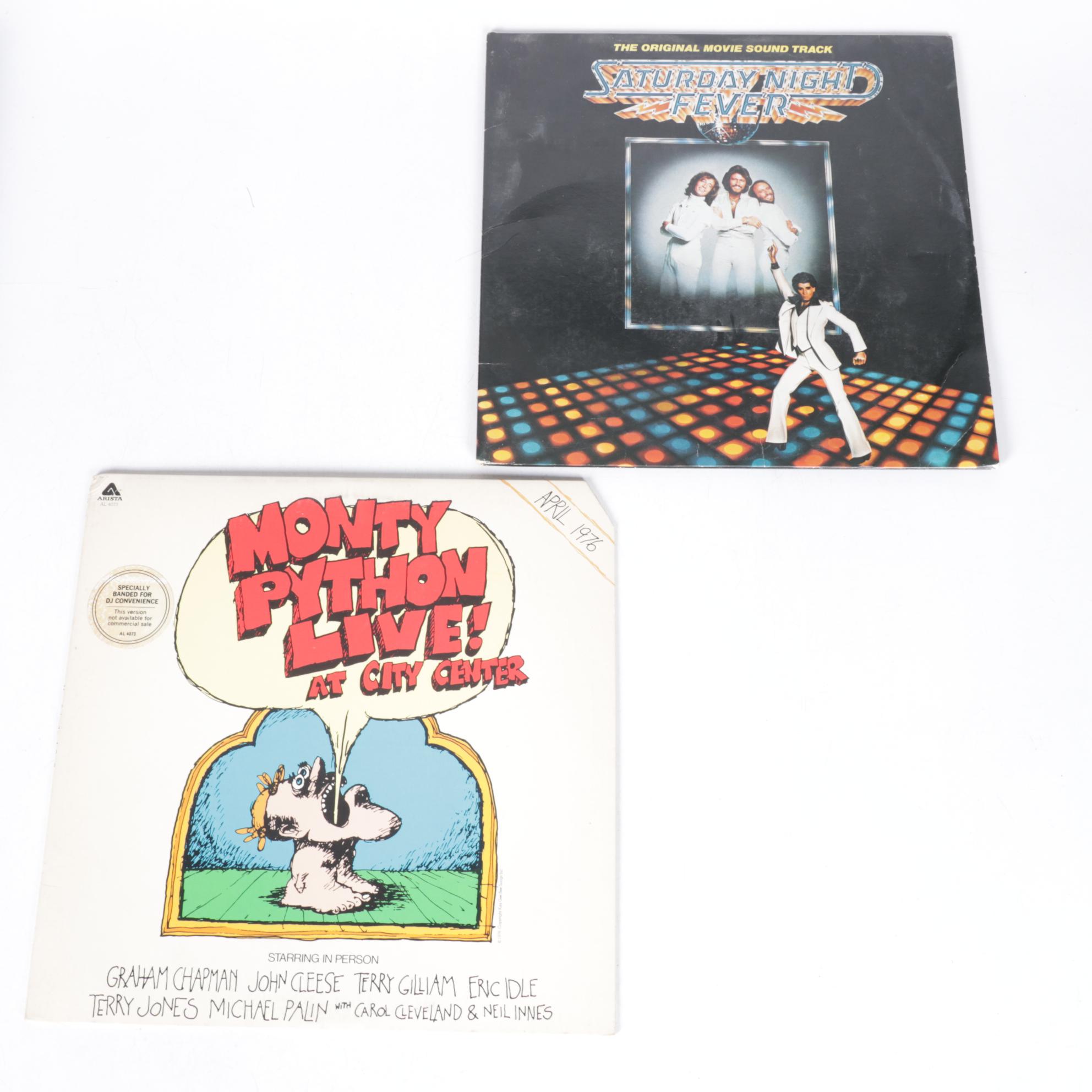 Saturday Night Fever, Monty Python Live! and More Vinyl Record Albums